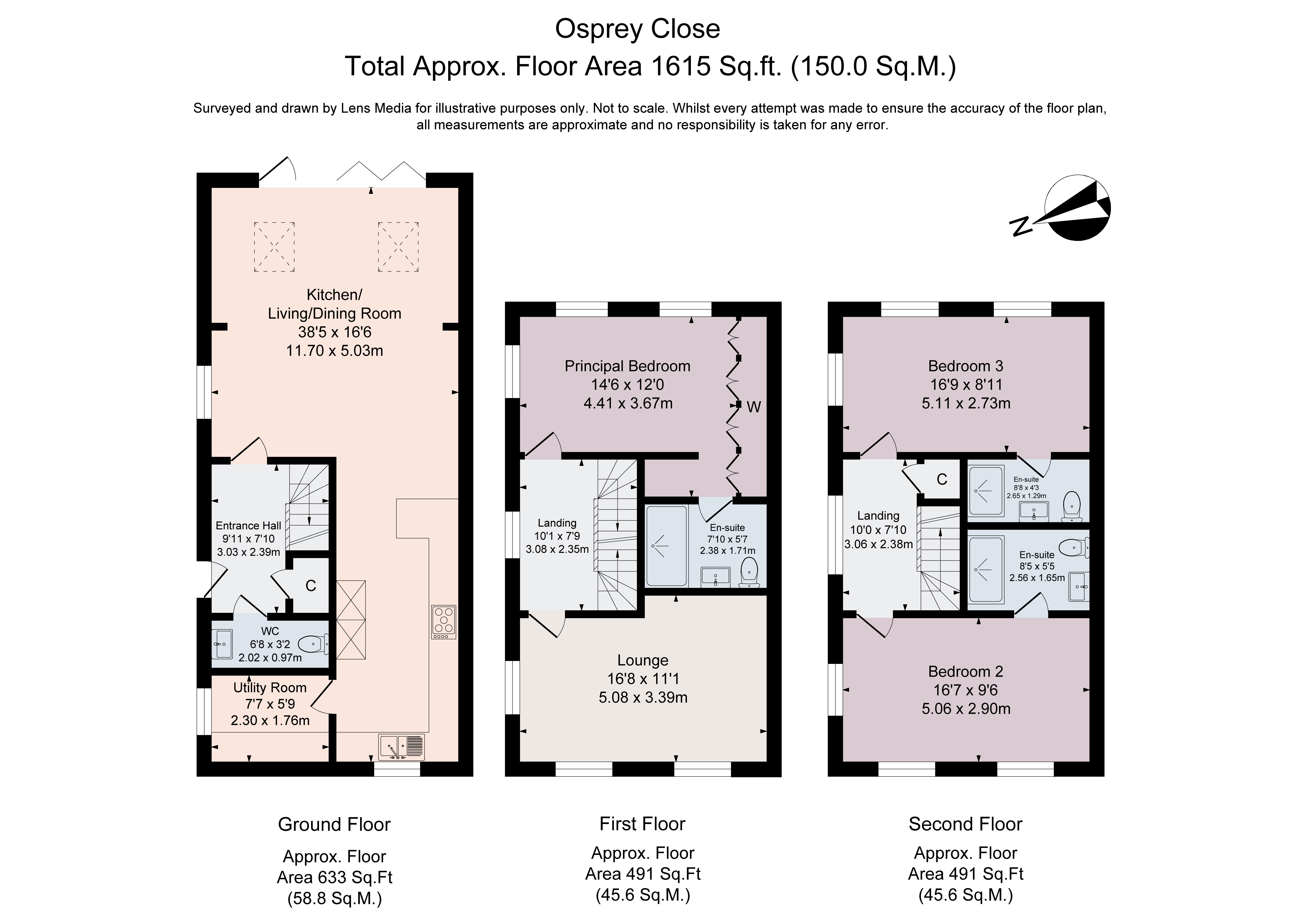 24, Osprey Close, Macclesfield floorplan