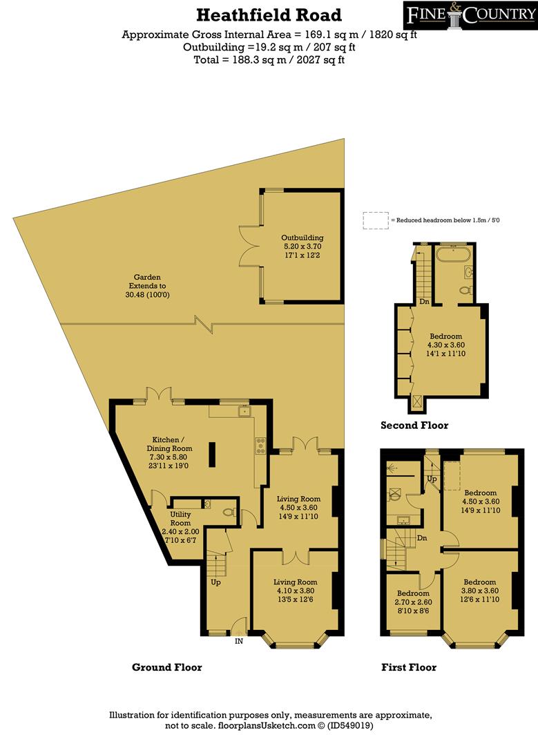 4 Bedrooms  for sale in Heathfield Road, London W3