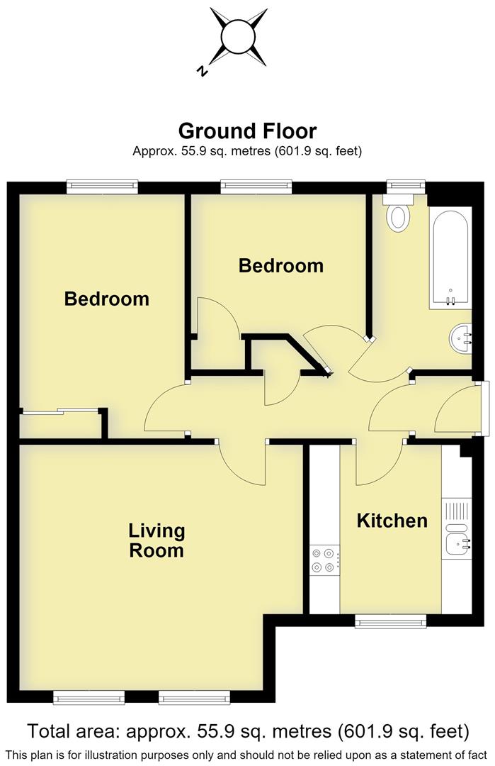 73, Turberville Place, Warwick floorplan