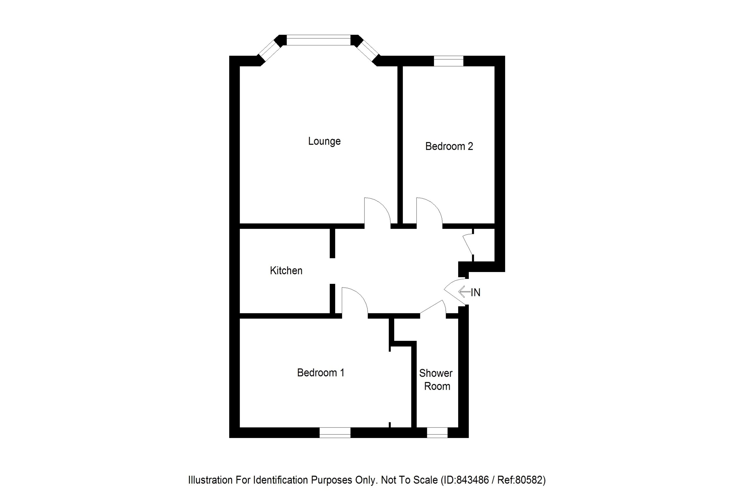 Flat 1/1, 1 The Terrace, Rothesay PA20, 2 bedroom flat for sale