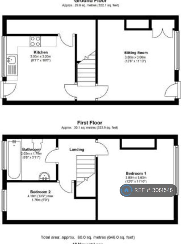 Newent Lane Crookes, Sheffield floorplan