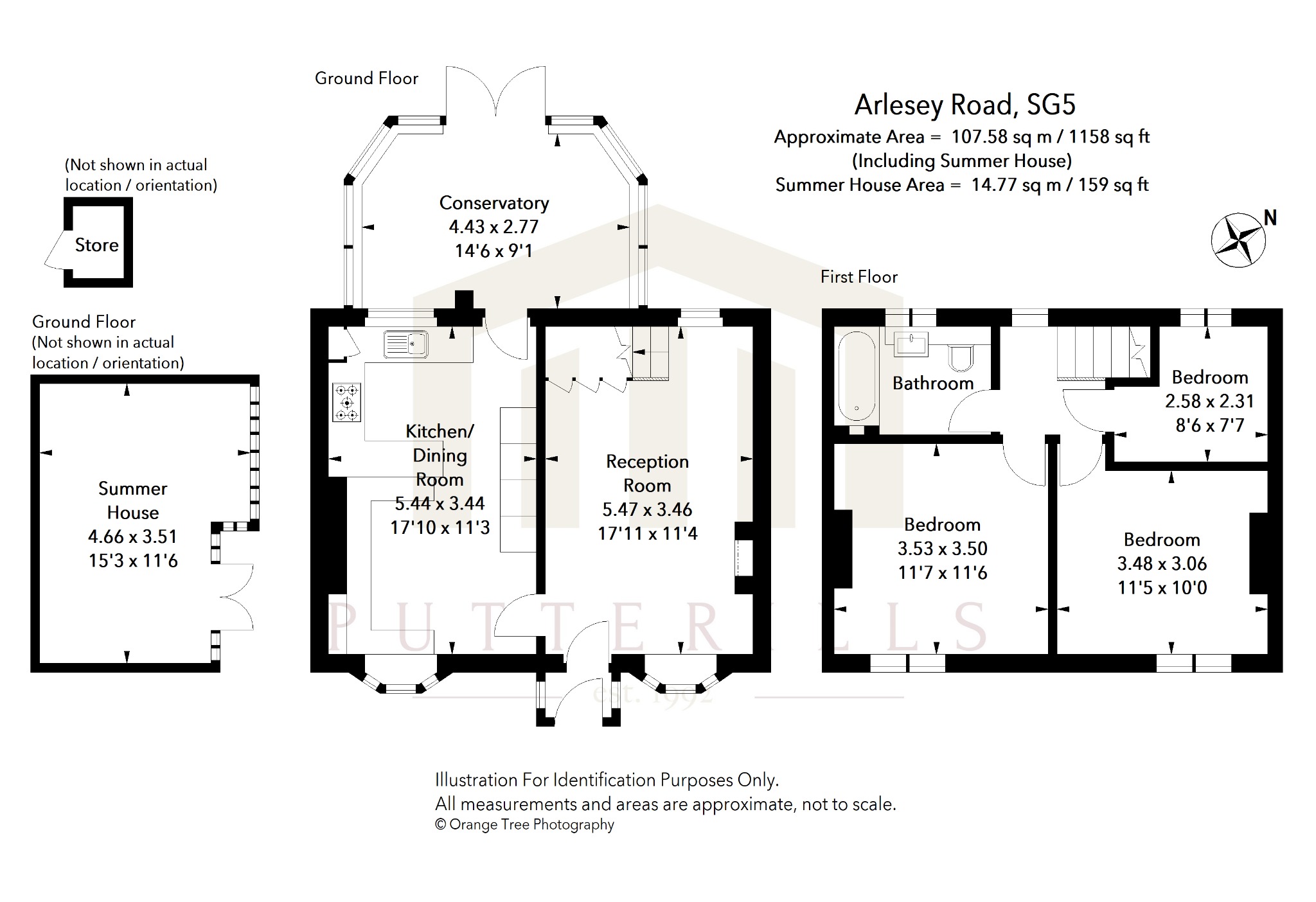 123, Arlesey Road, Hitchin floorplan