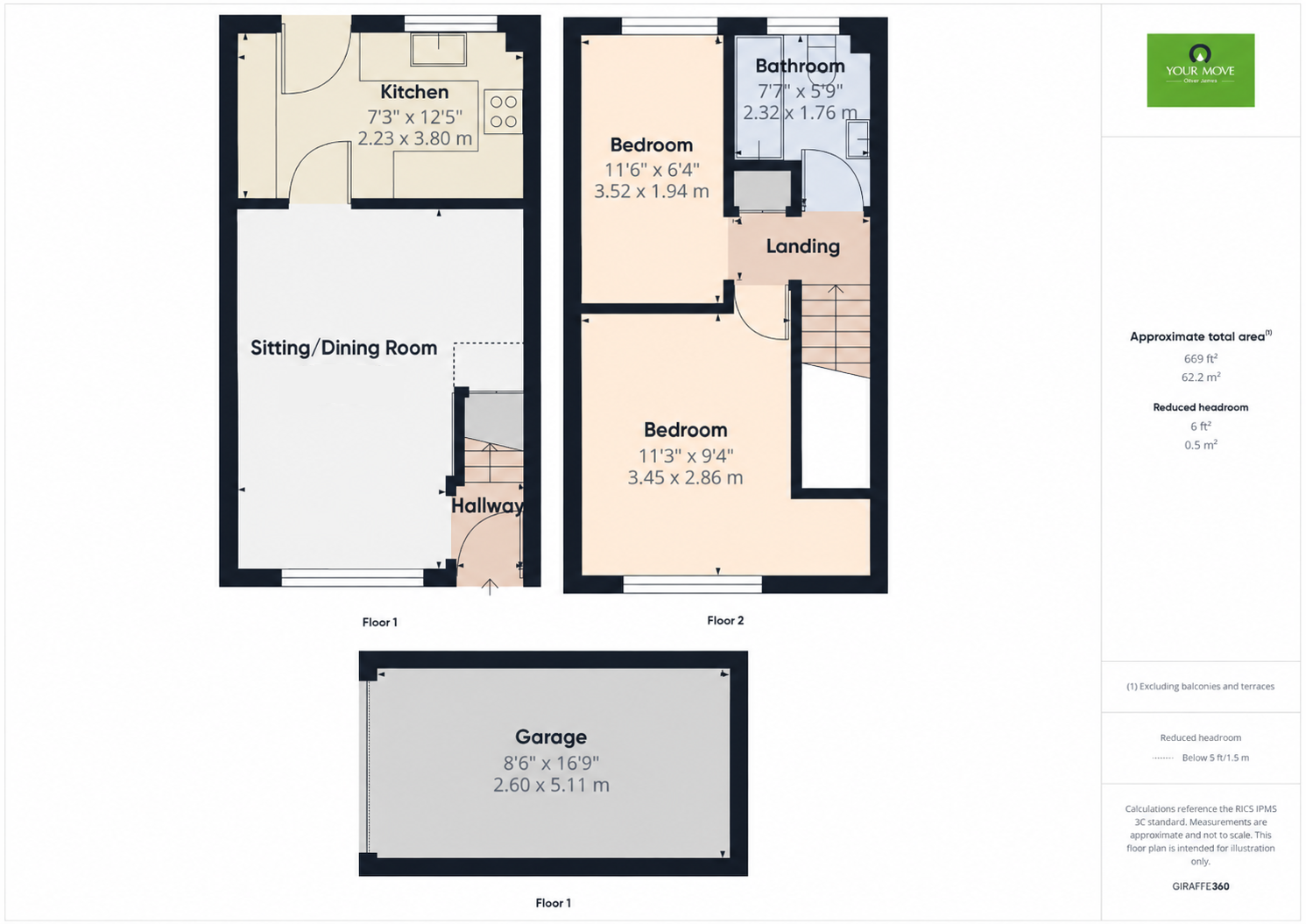 44, Sheridan Walk, Beccles floorplan