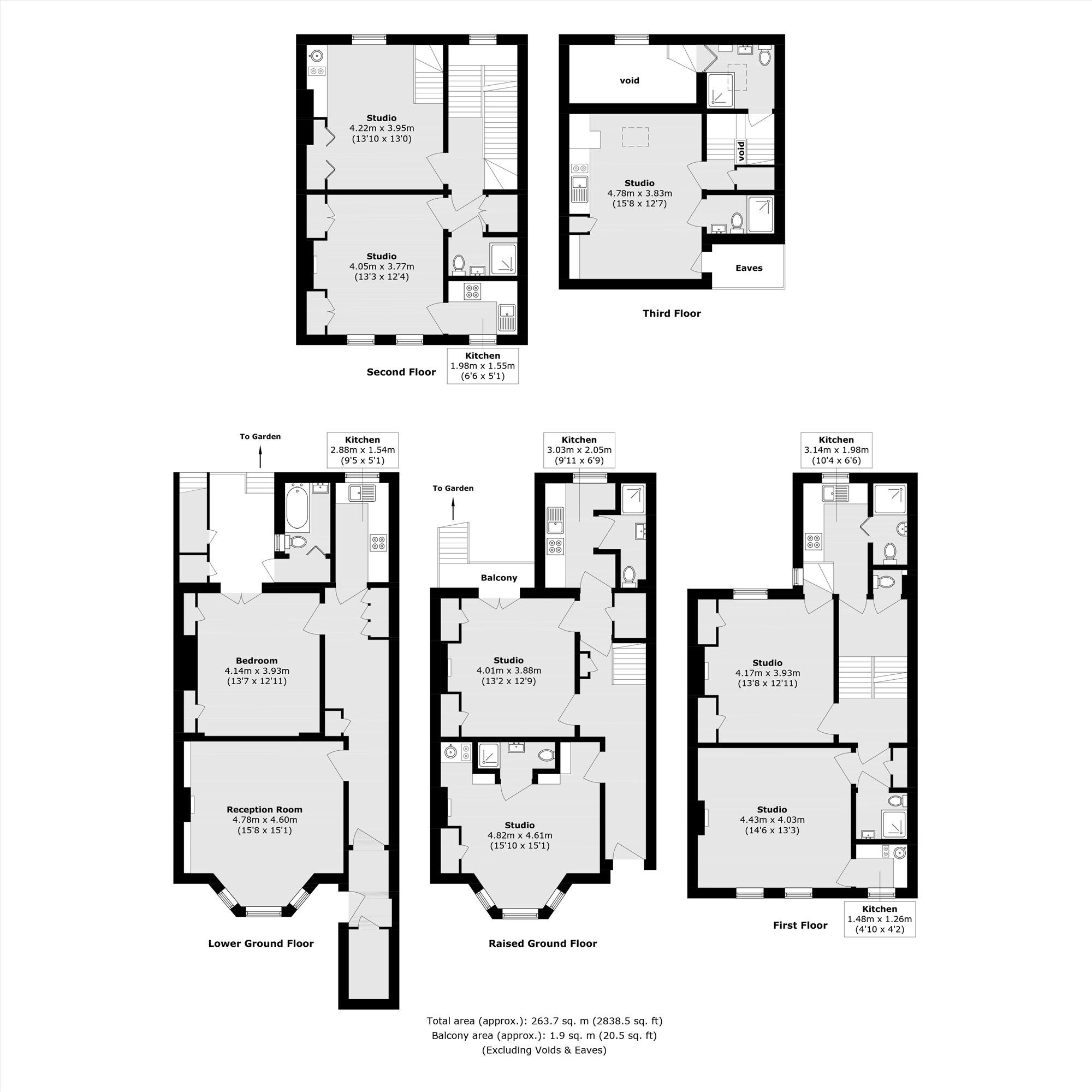 114, Edith Road, London floorplan