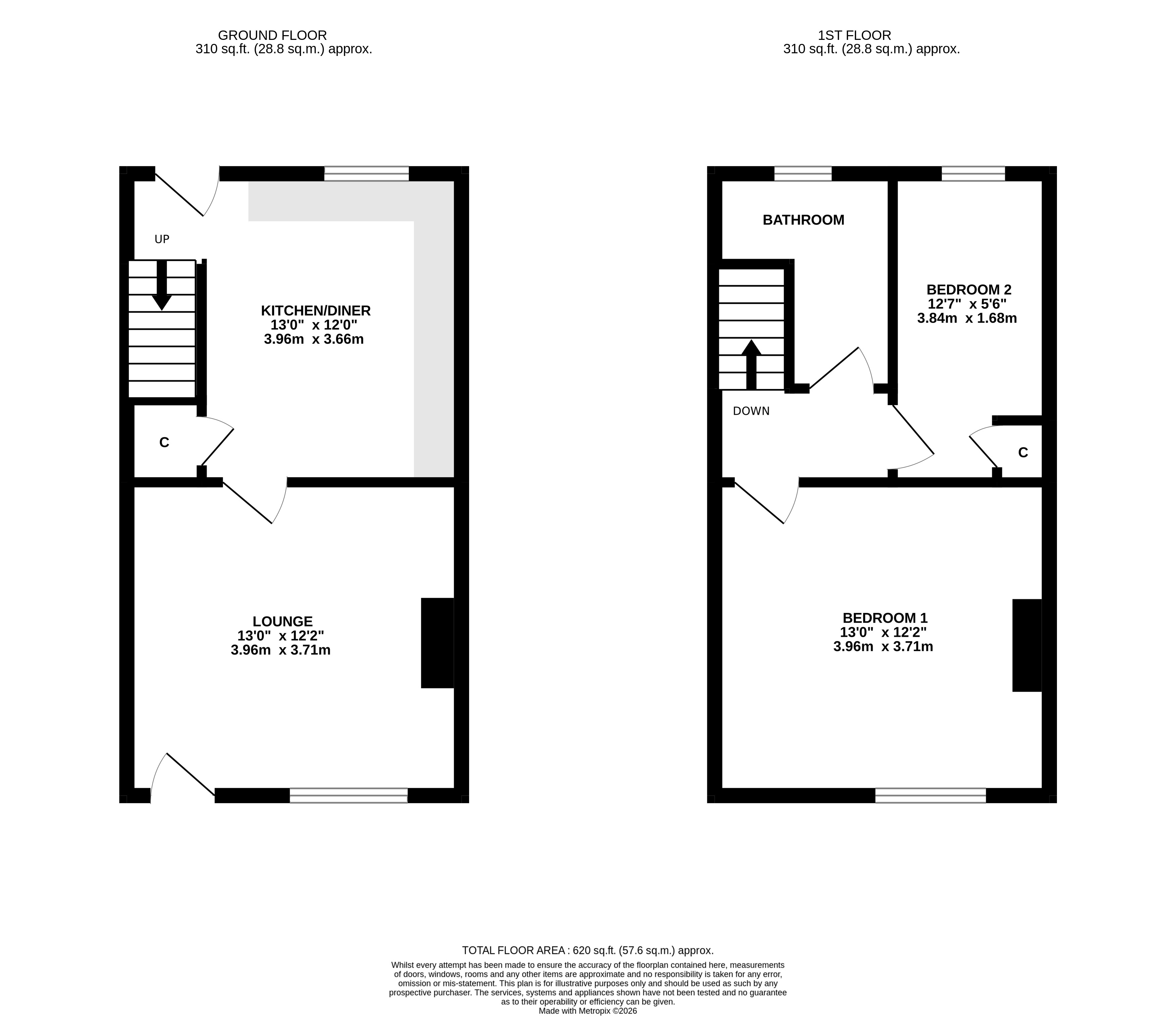 25, Bateson Street, West Yorkshire floorplan