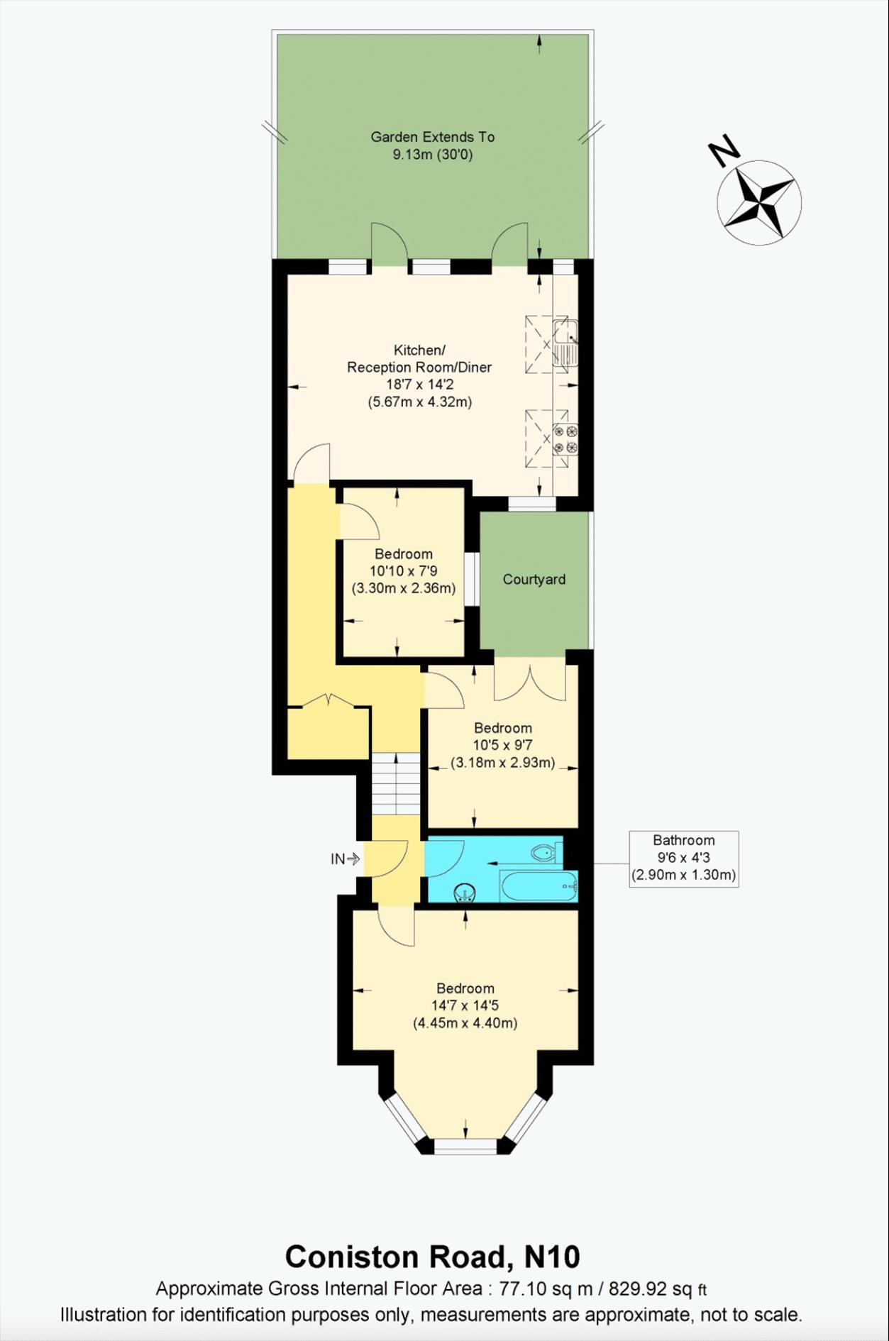 Coniston Road, London N10, 3 bedroom flat for sale 59340343 PrimeLocation