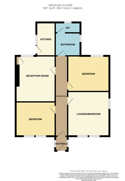 4, Carfin Street, Coatbridge floorplan