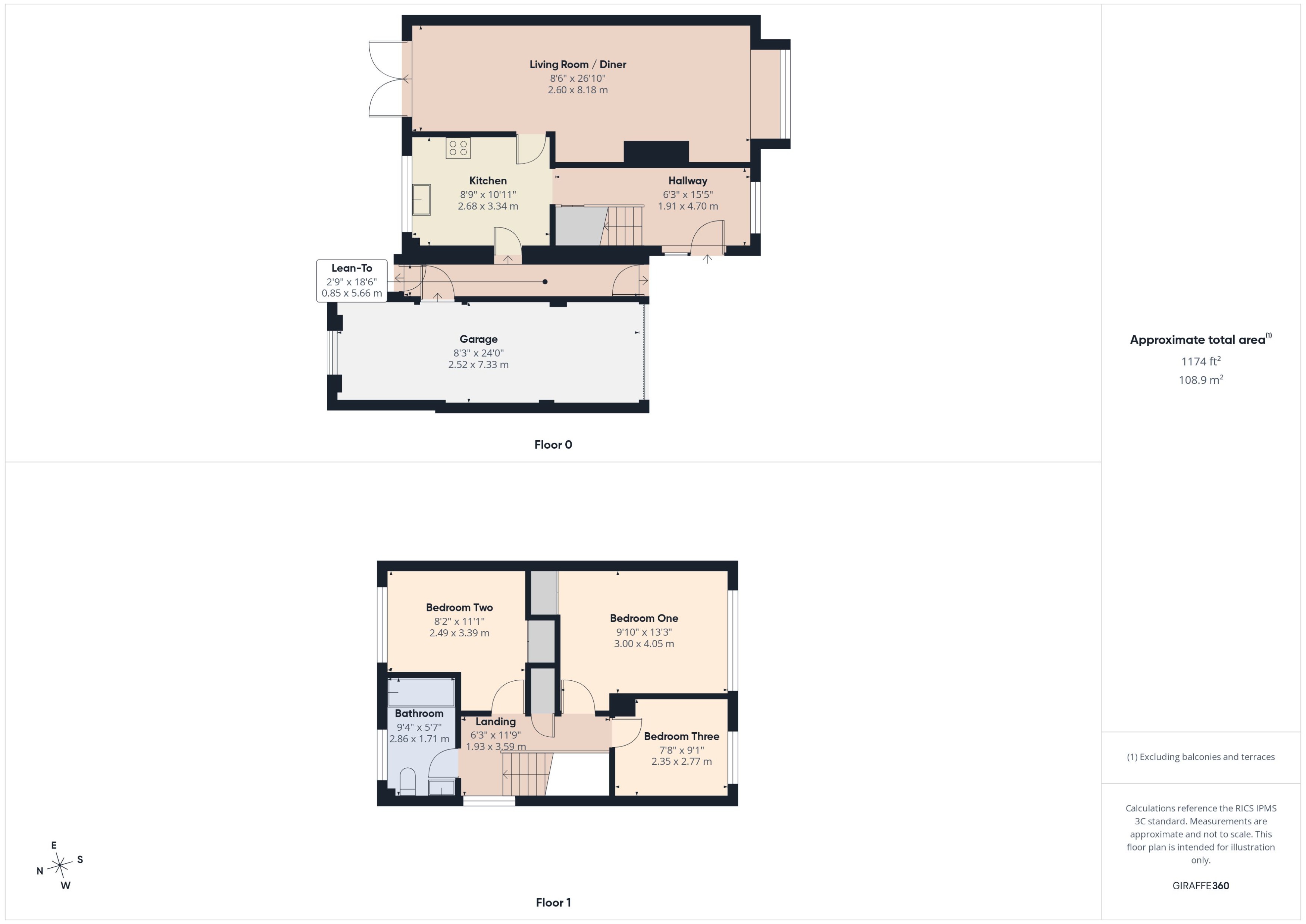 13, Cade Road, Ashford floorplan