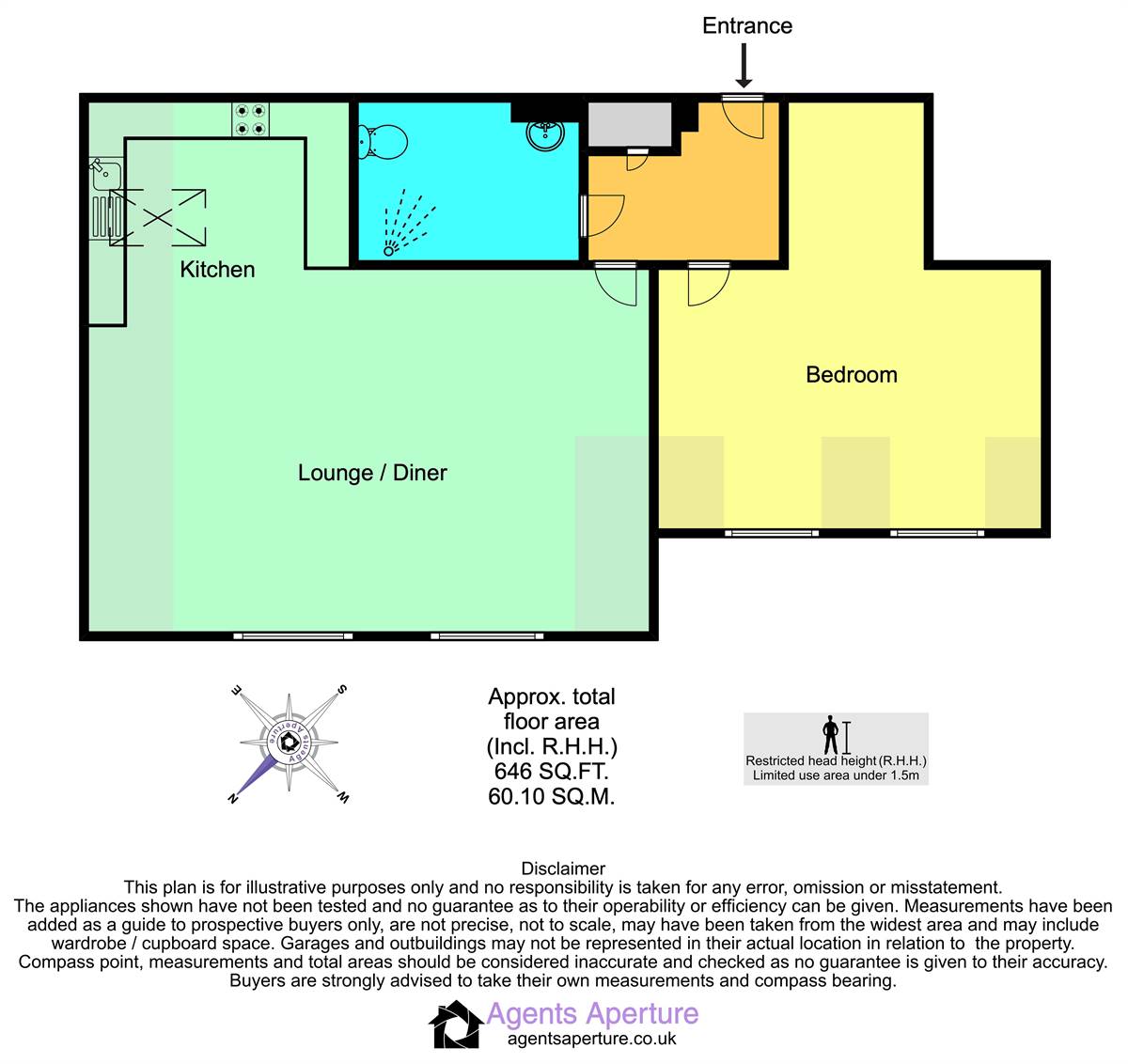 16 St Johns Place, St Johns Road, Whitstable floorplan