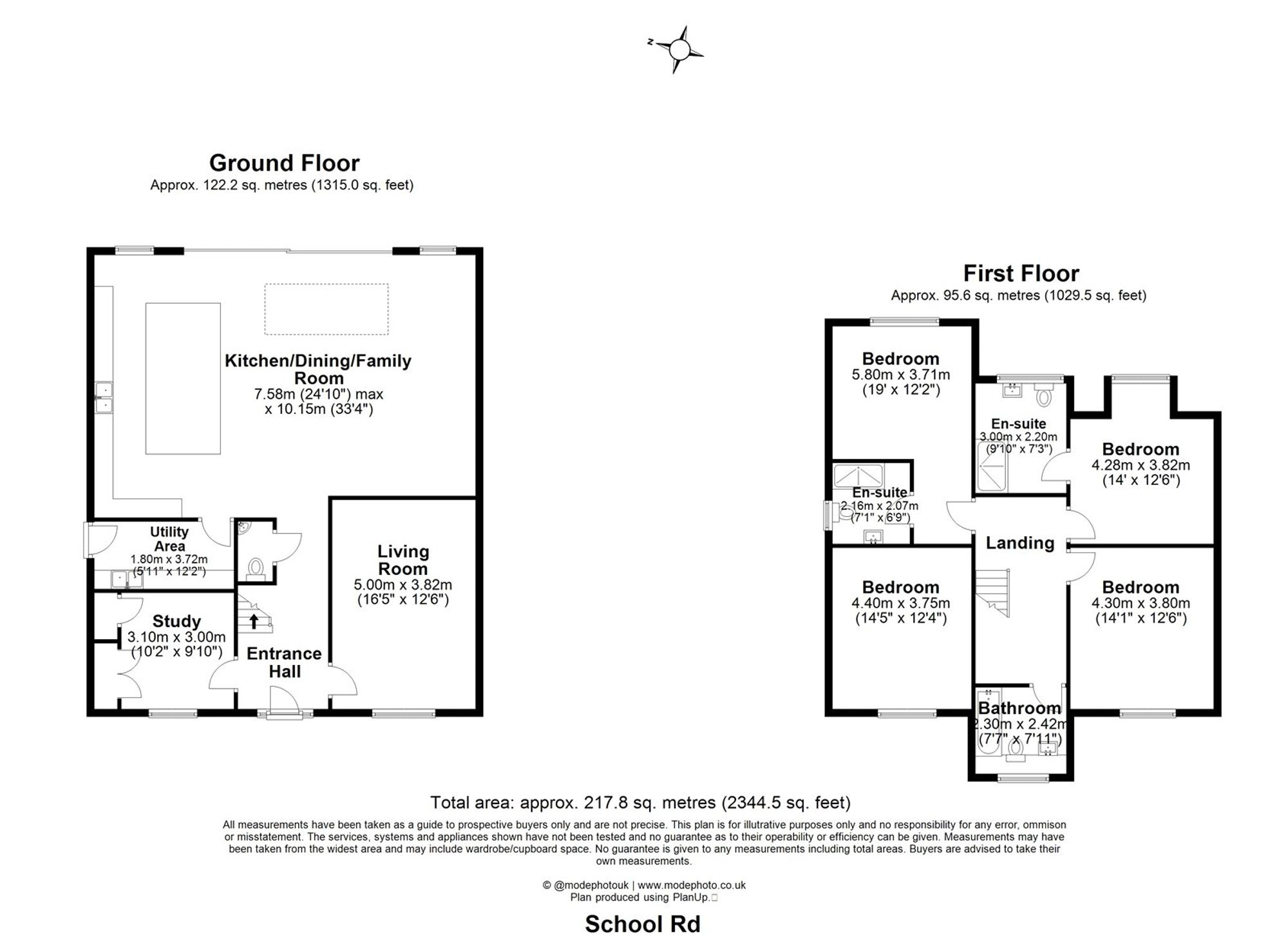 72 School Road, Billericay floorplan