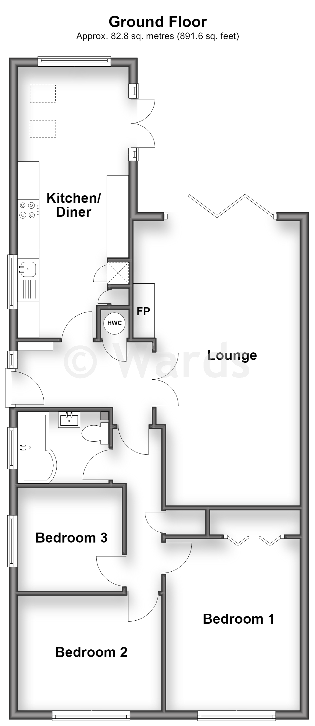 72, Beauxfield, Dover floorplan