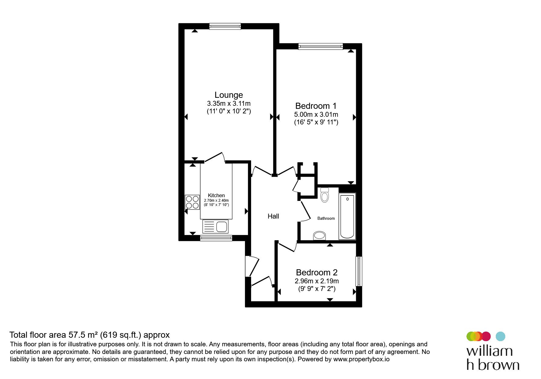 24, Woodgrange Court, Rawdon Drive, Hoddesdon floorplan