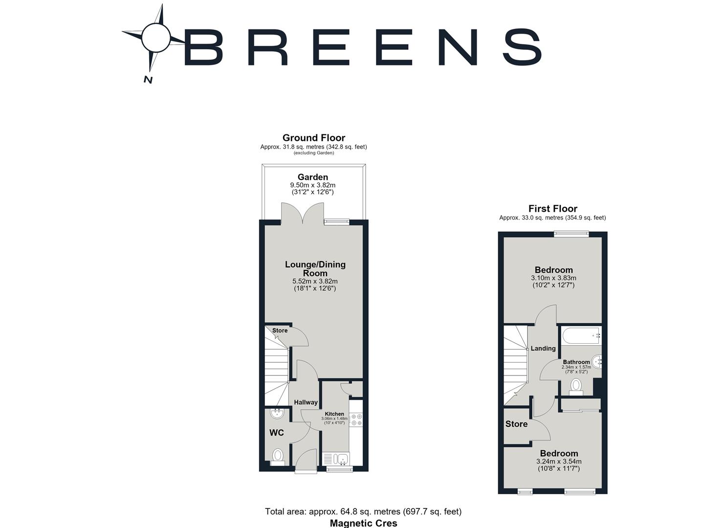 16, Magnetic Crescent, Enfield floorplan