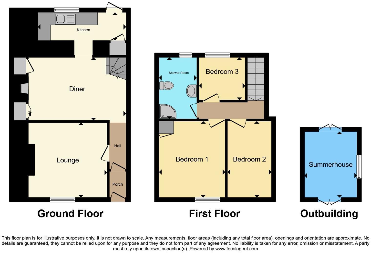 4, Higher Railway Terrace, Redruth floorplan