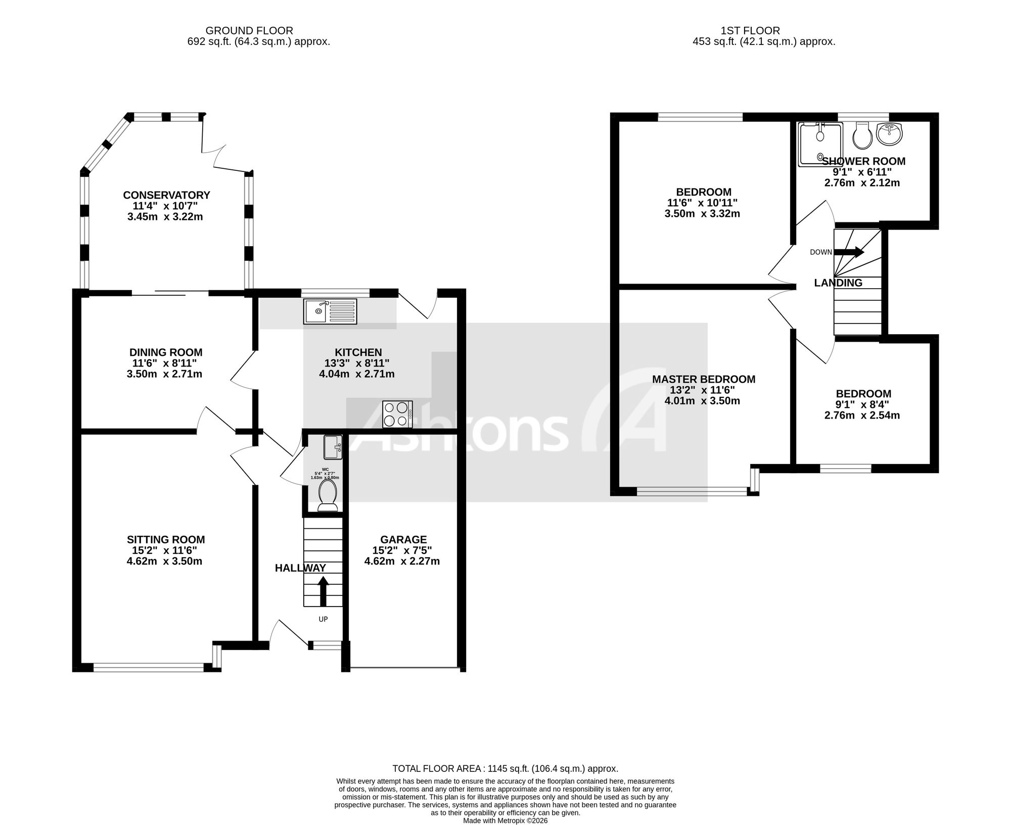 61 Avon Road, Wigan floorplan
