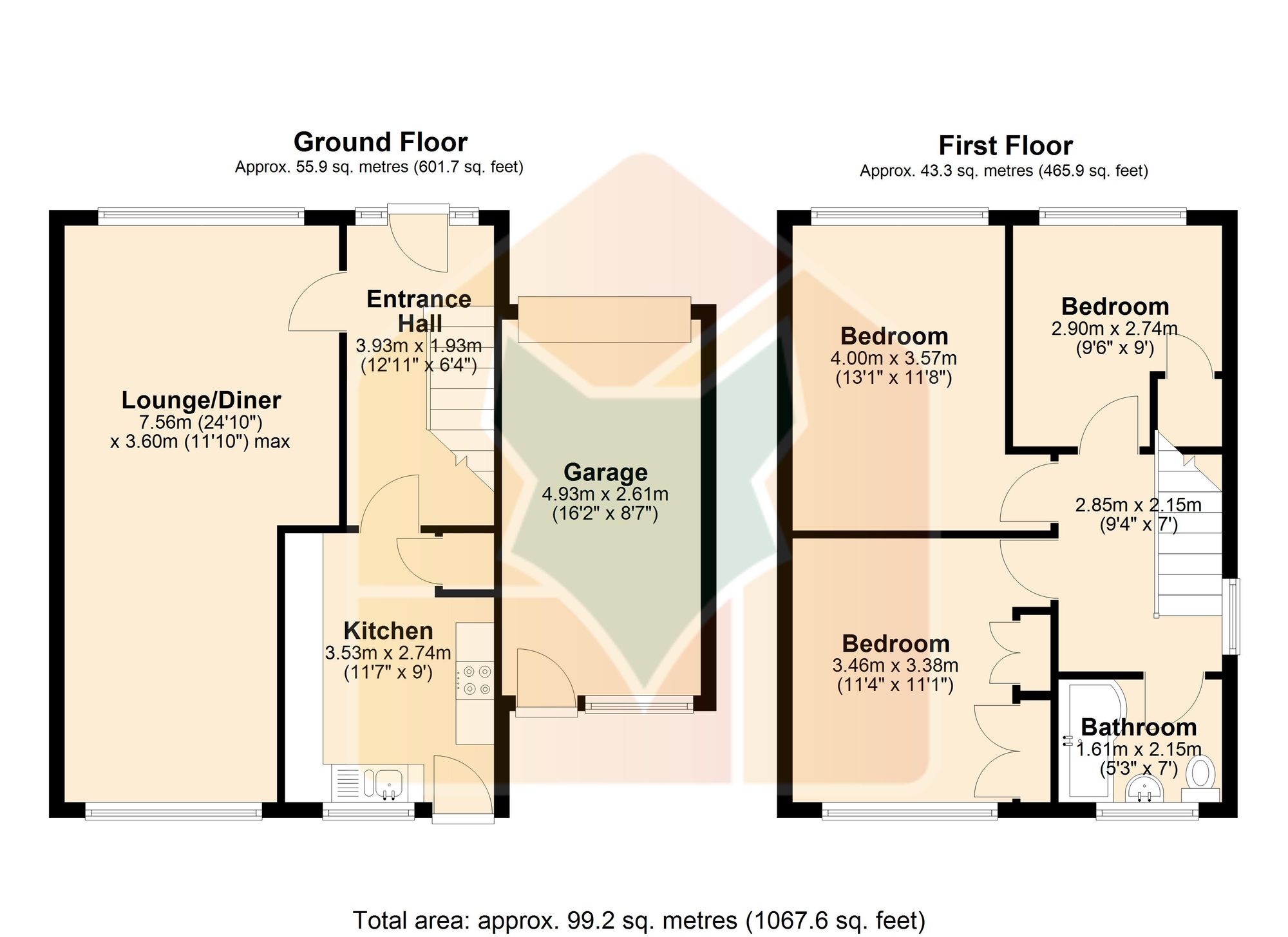 34 Greystones Road, Gainsborough floorplan