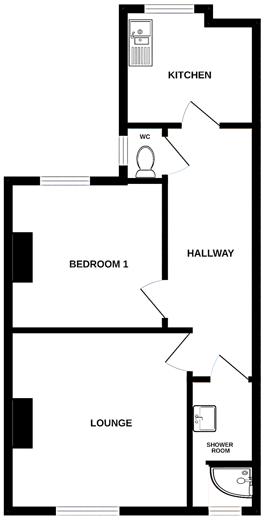 2b, Main Road, Highbridge floorplan