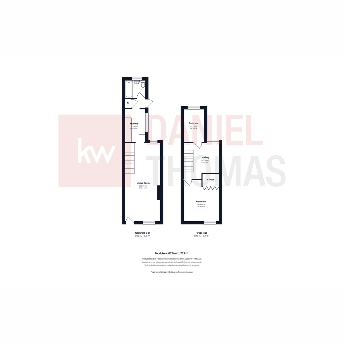 32, Woollard Street, Waltham Abbey floorplan