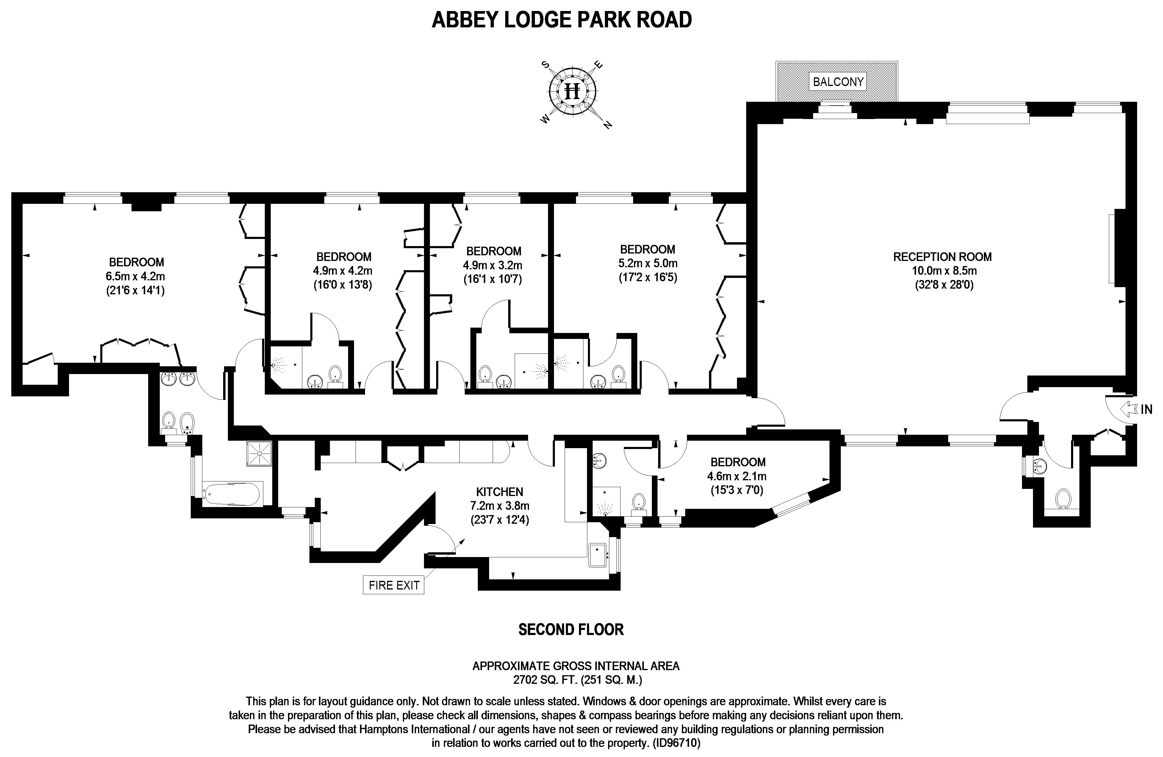 5 Bedrooms Flat to rent in Park Road, London NW8