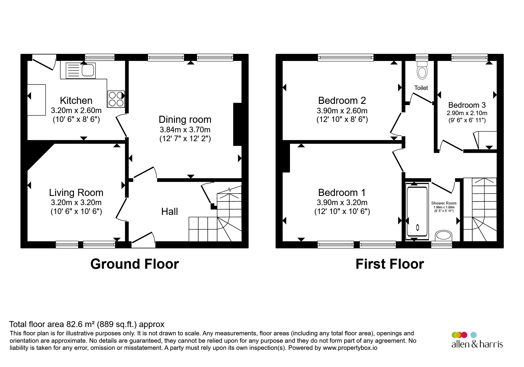 44, First Avenue, CAERPHILLY floorplan