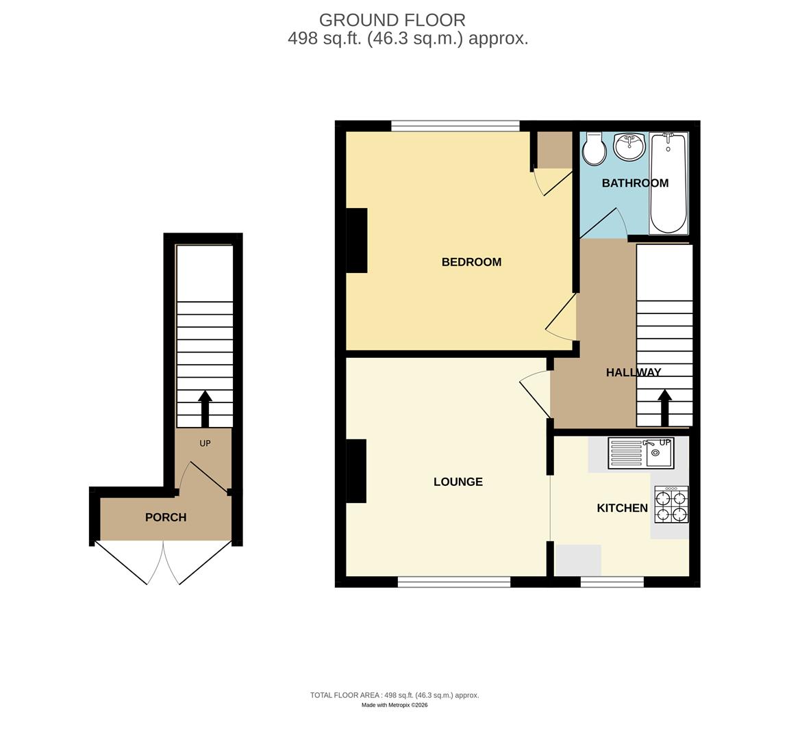 48A, Bellevue Road, Bristol floorplan