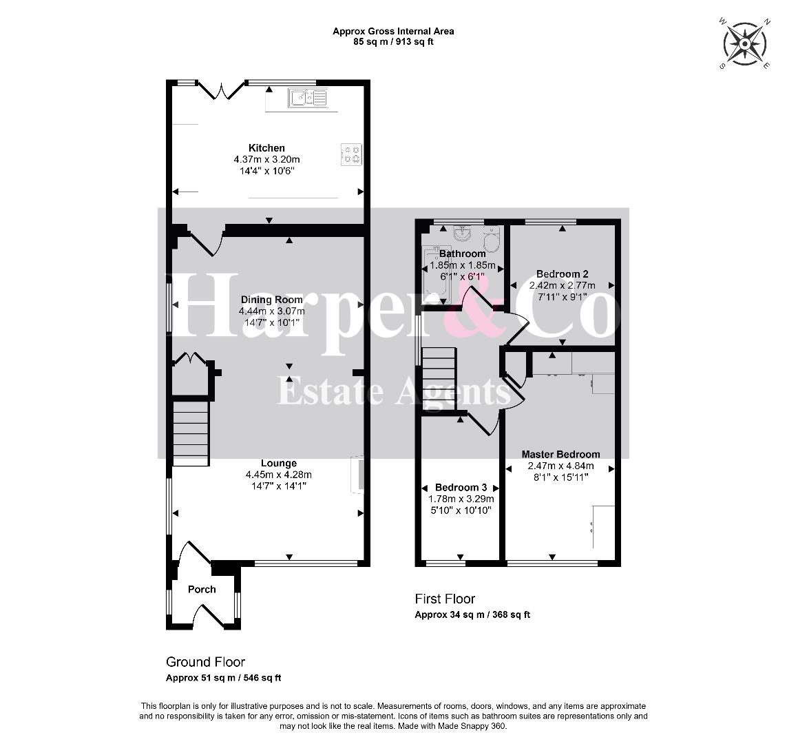 4, Gore Sands, Middlesbrough floorplan