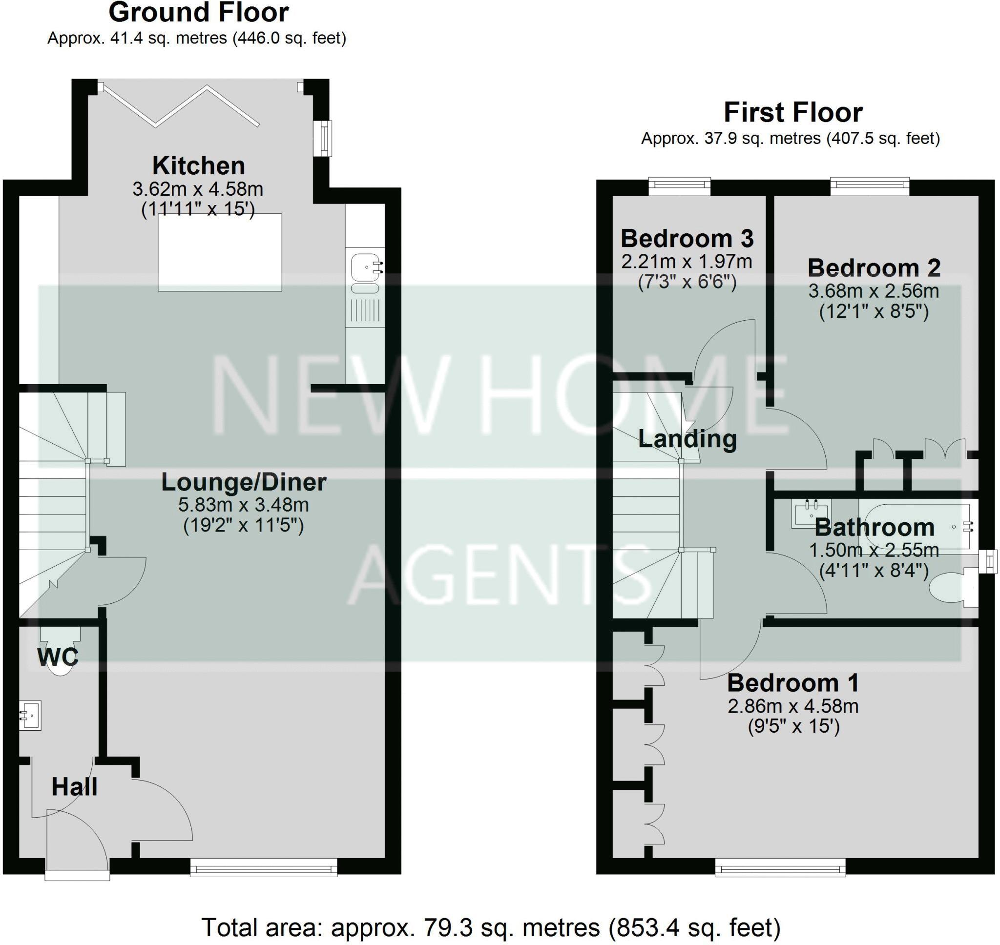 14, Arnage Court, Lincoln floorplan
