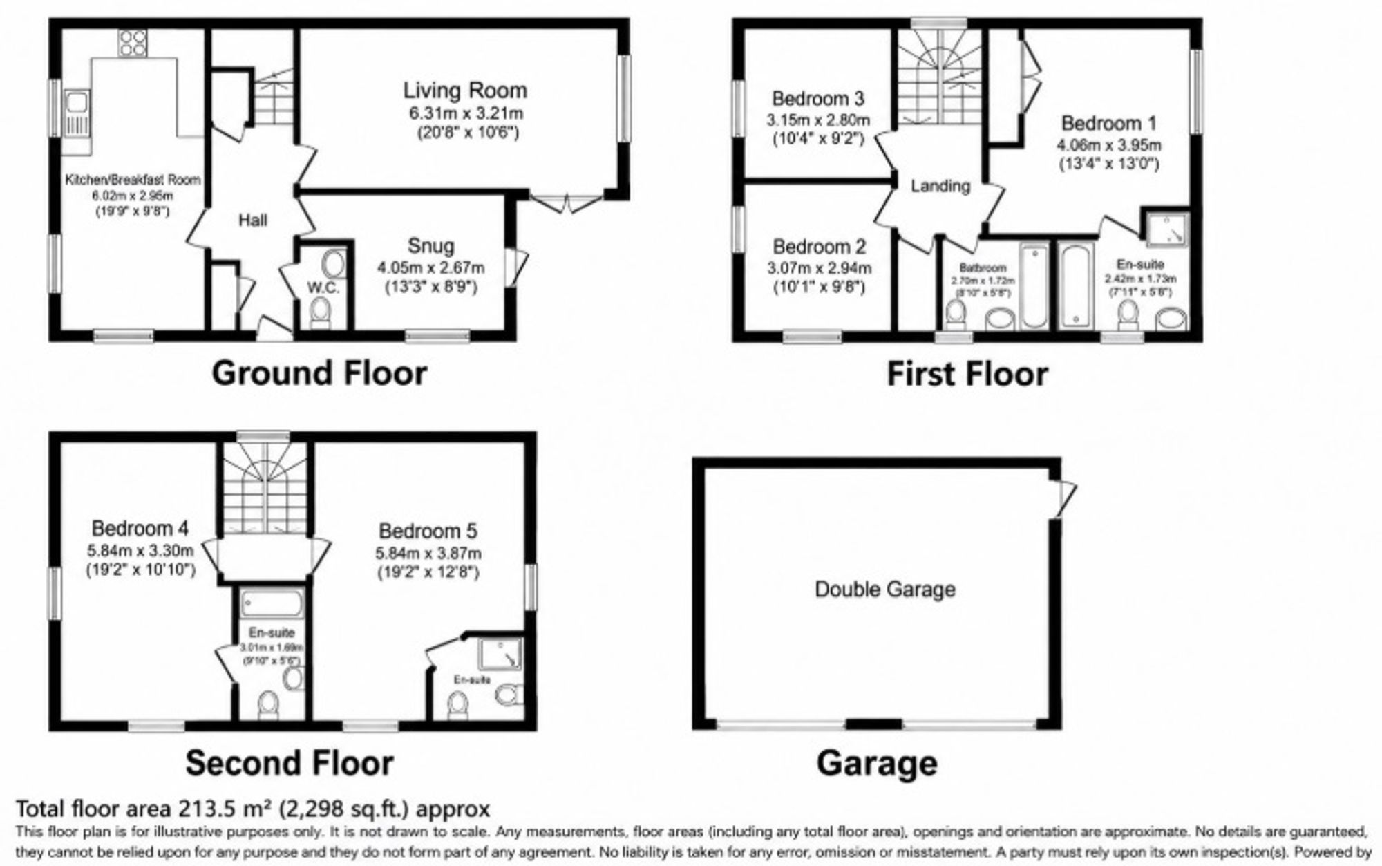 1 Chichester Road, Hailsham floorplan