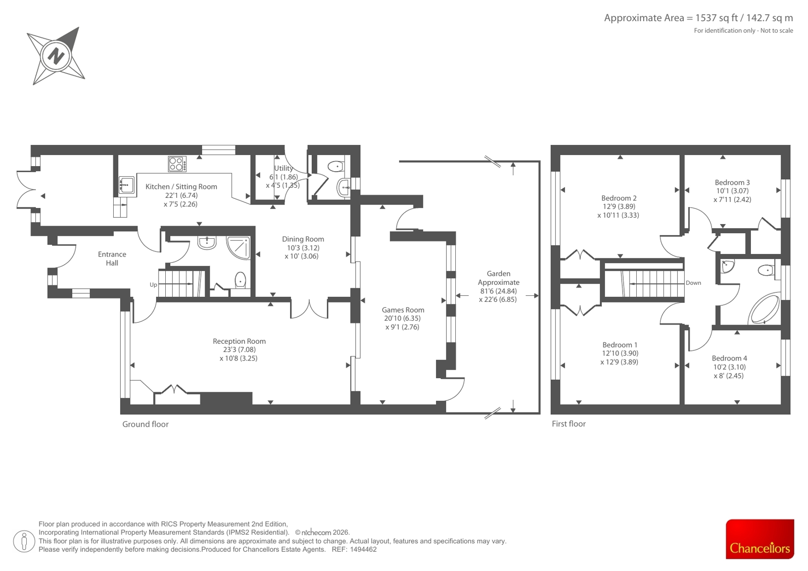 30, Valley View, Chesham floorplan
