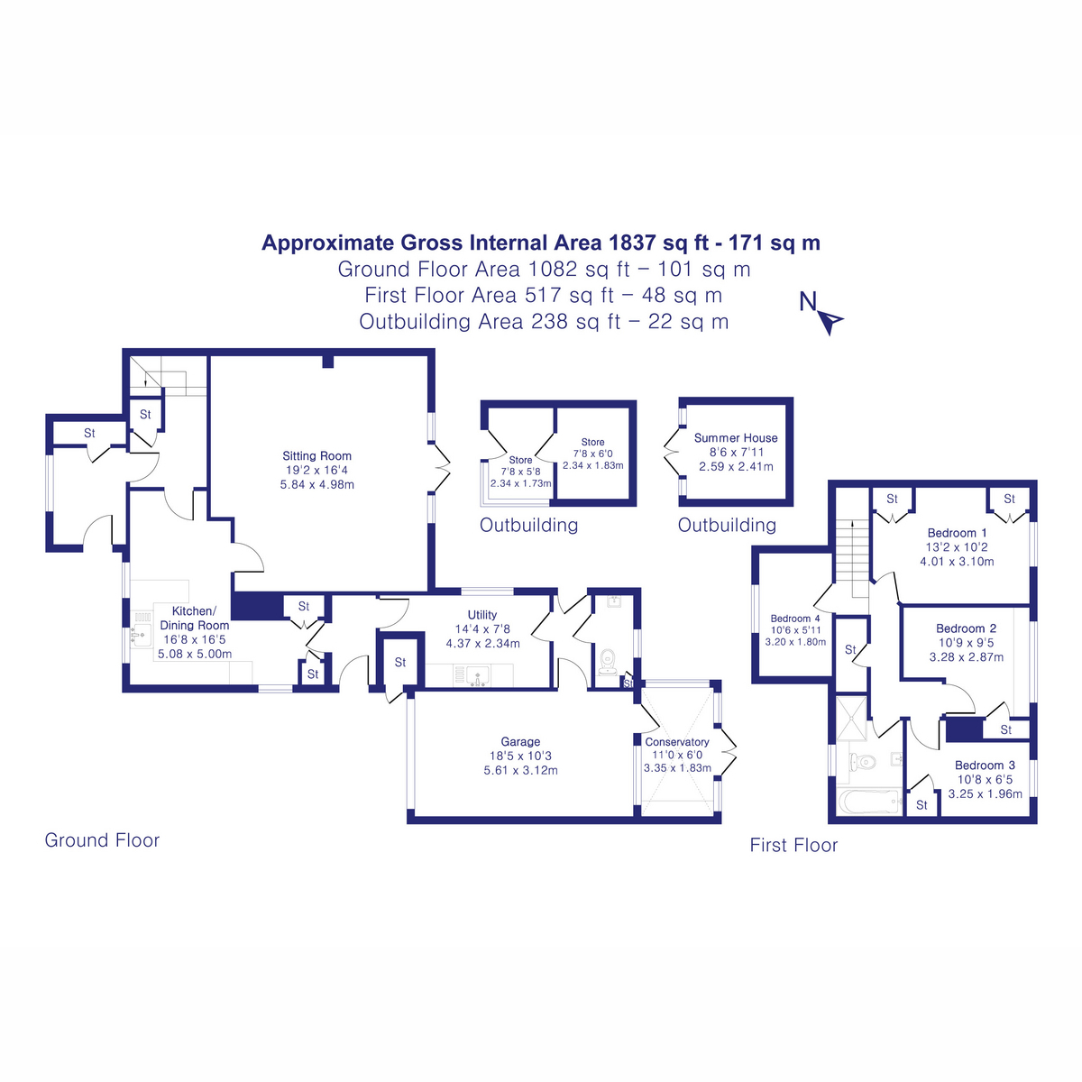 15, Brae Hill, Brill floorplan