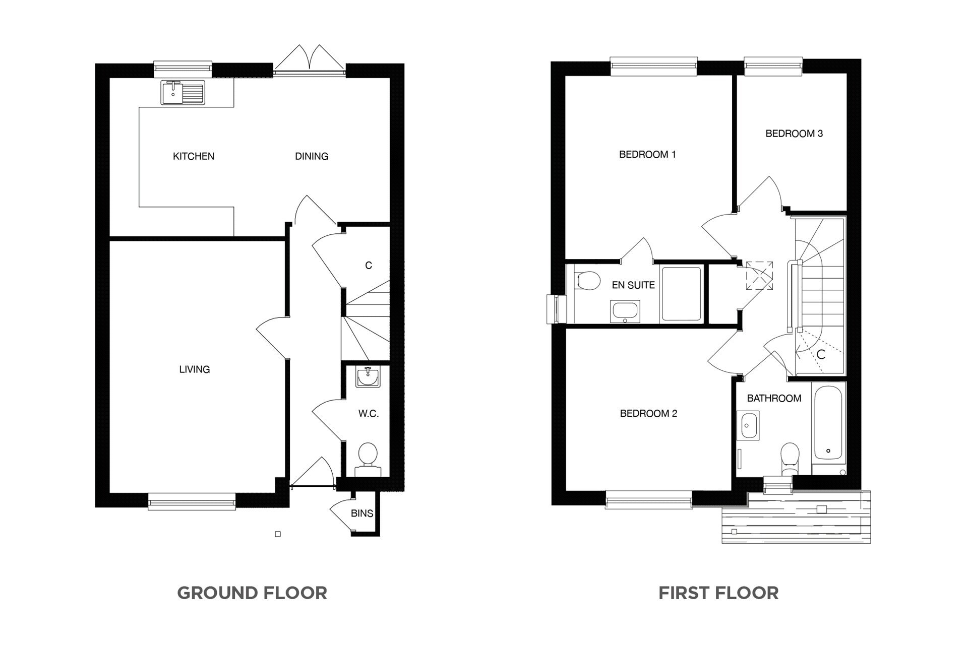 Plot 15 The Gannel, 2, Rowes Lane, Helston floorplan