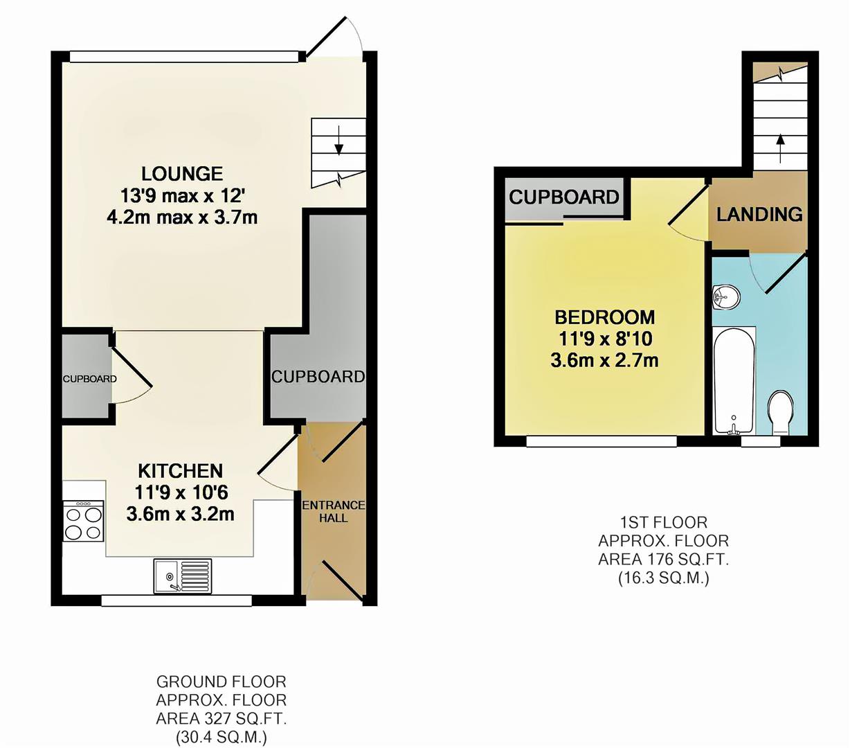 1 Bedrooms Terraced house for sale in Chandlers Court, Simpson, Milton Keynes MK6