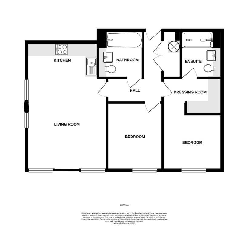 Flat 58, Ashwood House 16-22,, Pembroke Broadway, Surrey floorplan