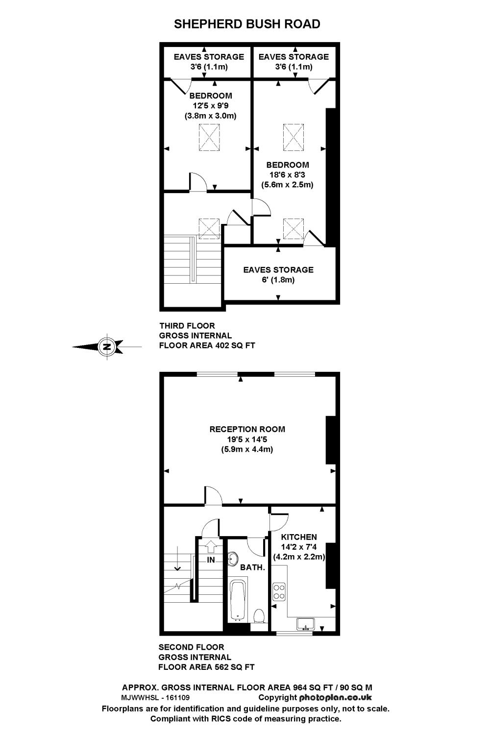 2 Bedrooms Flat to rent in Shepherds Bush Road, Brook Green, London W6