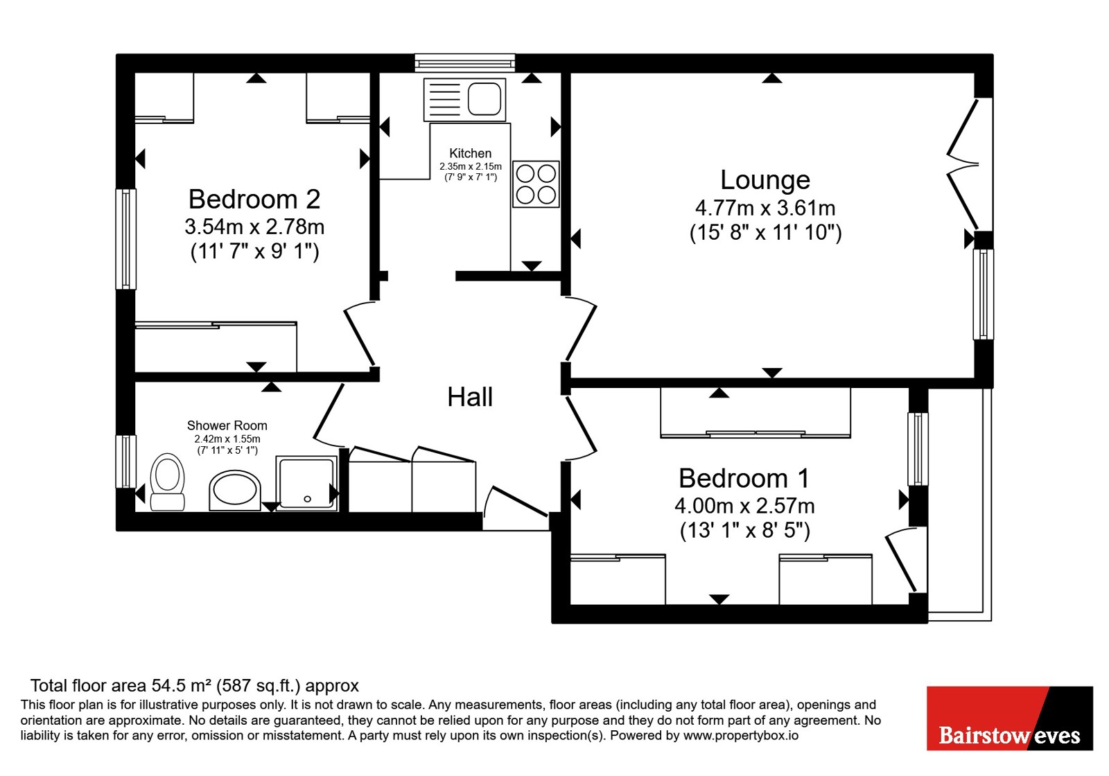 12, Belvedere Court, Essex floorplan
