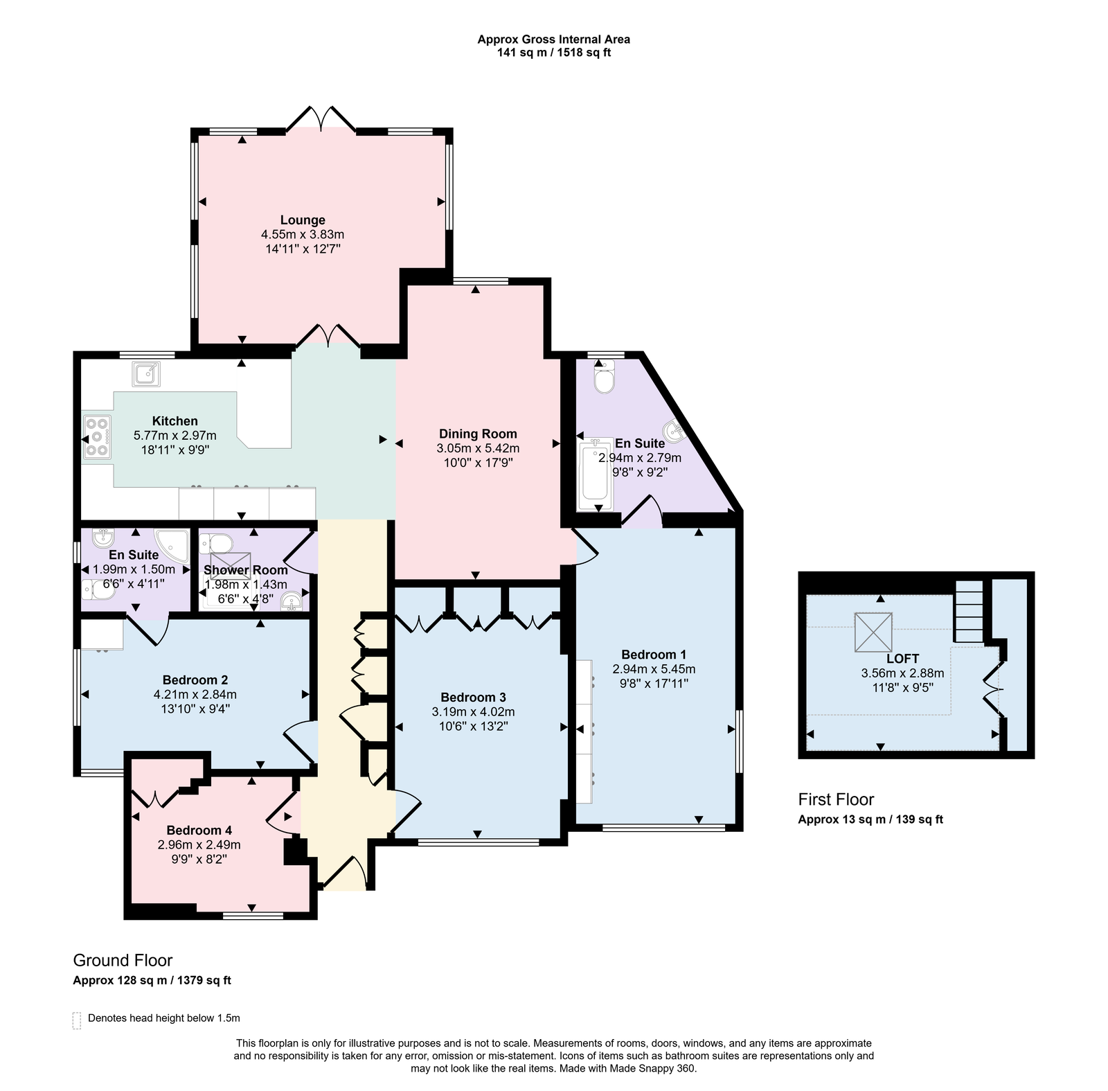 39, Melrose Crescent, Orpington floorplan