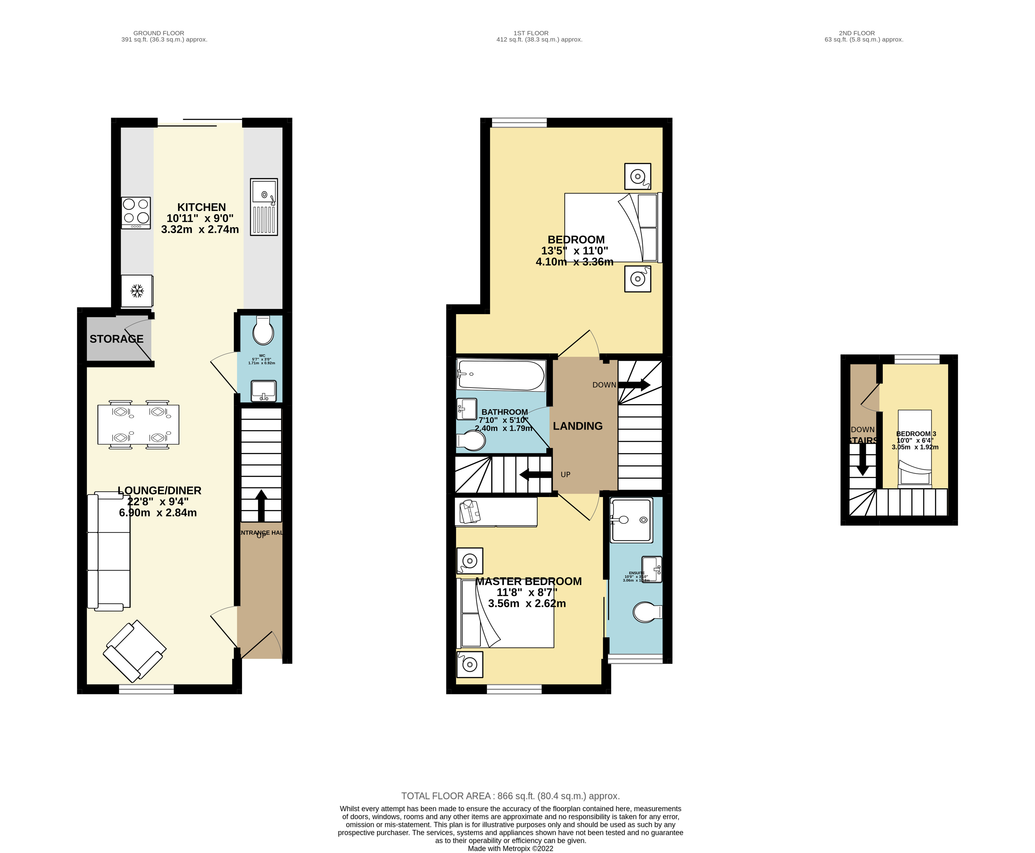 33A, Weavers Cottages, Regent Road, Altrincham floorplan
