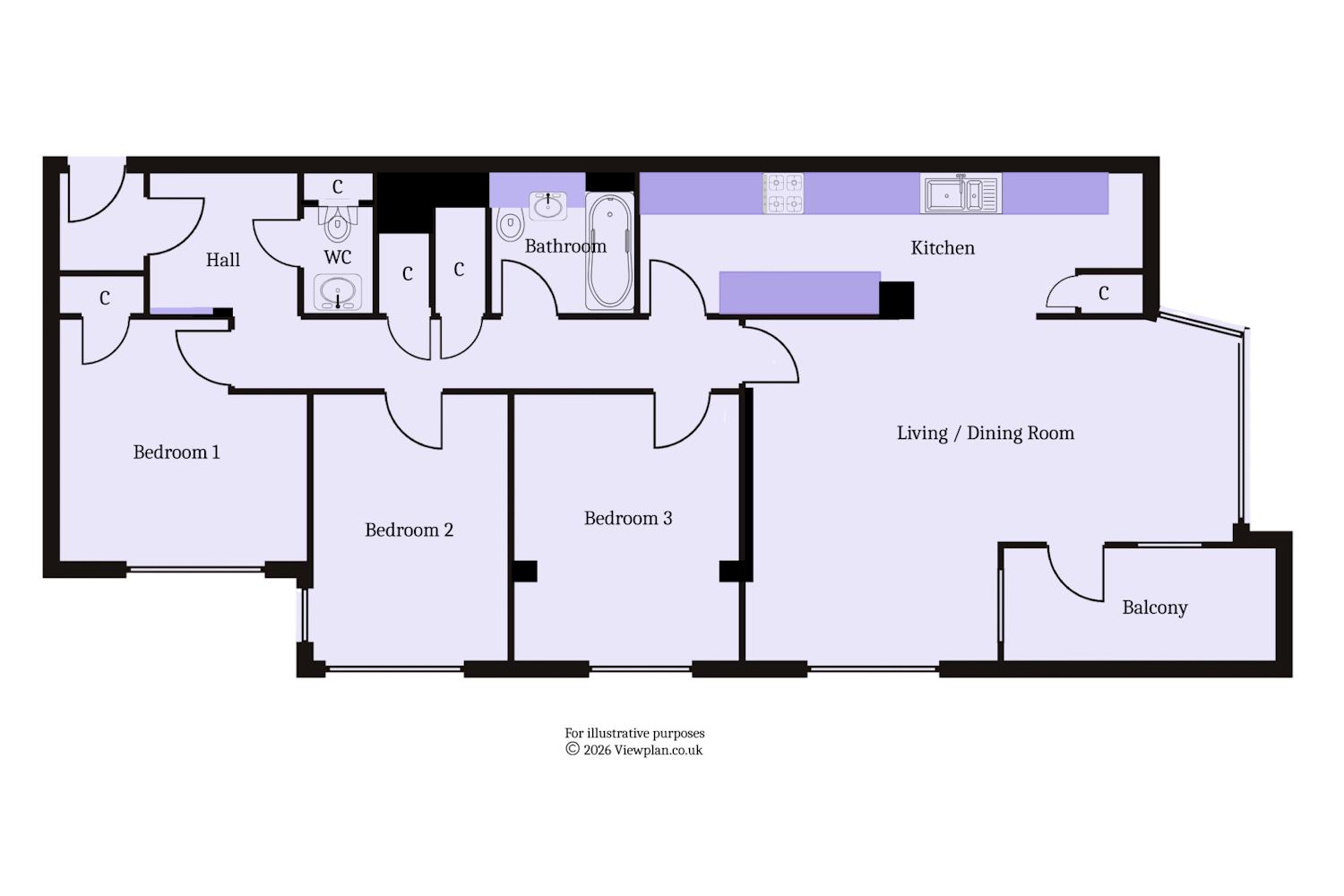 35, Seabank, The Esplanade, Penarth floorplan