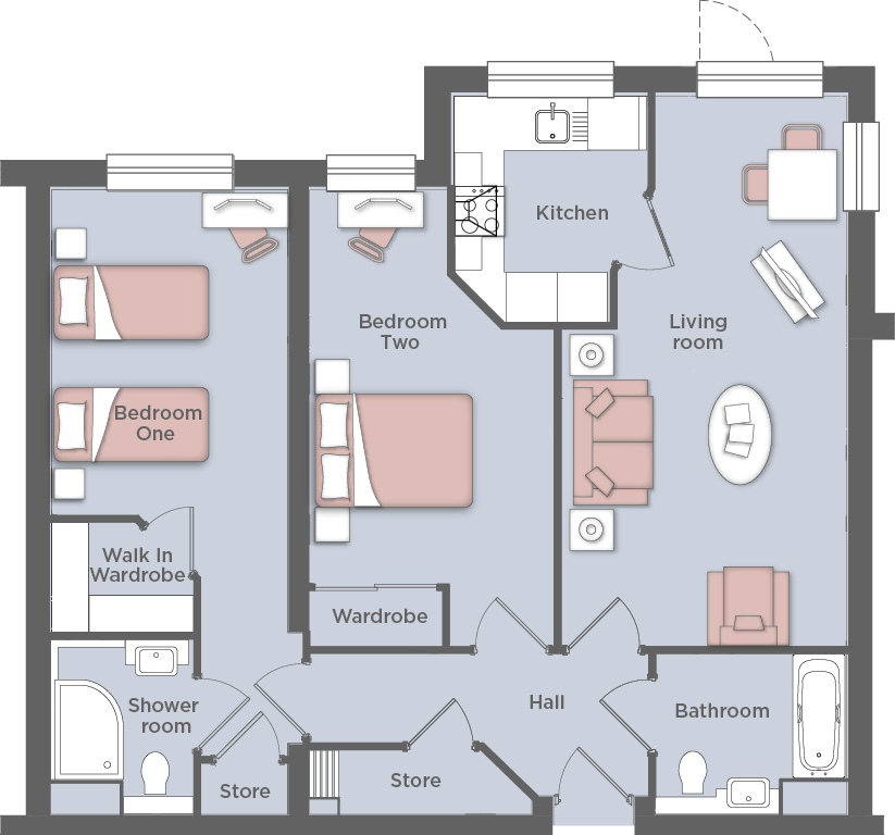 41 Dovehouse Lodge,, Wratten Road West, Hertfordshire floorplan