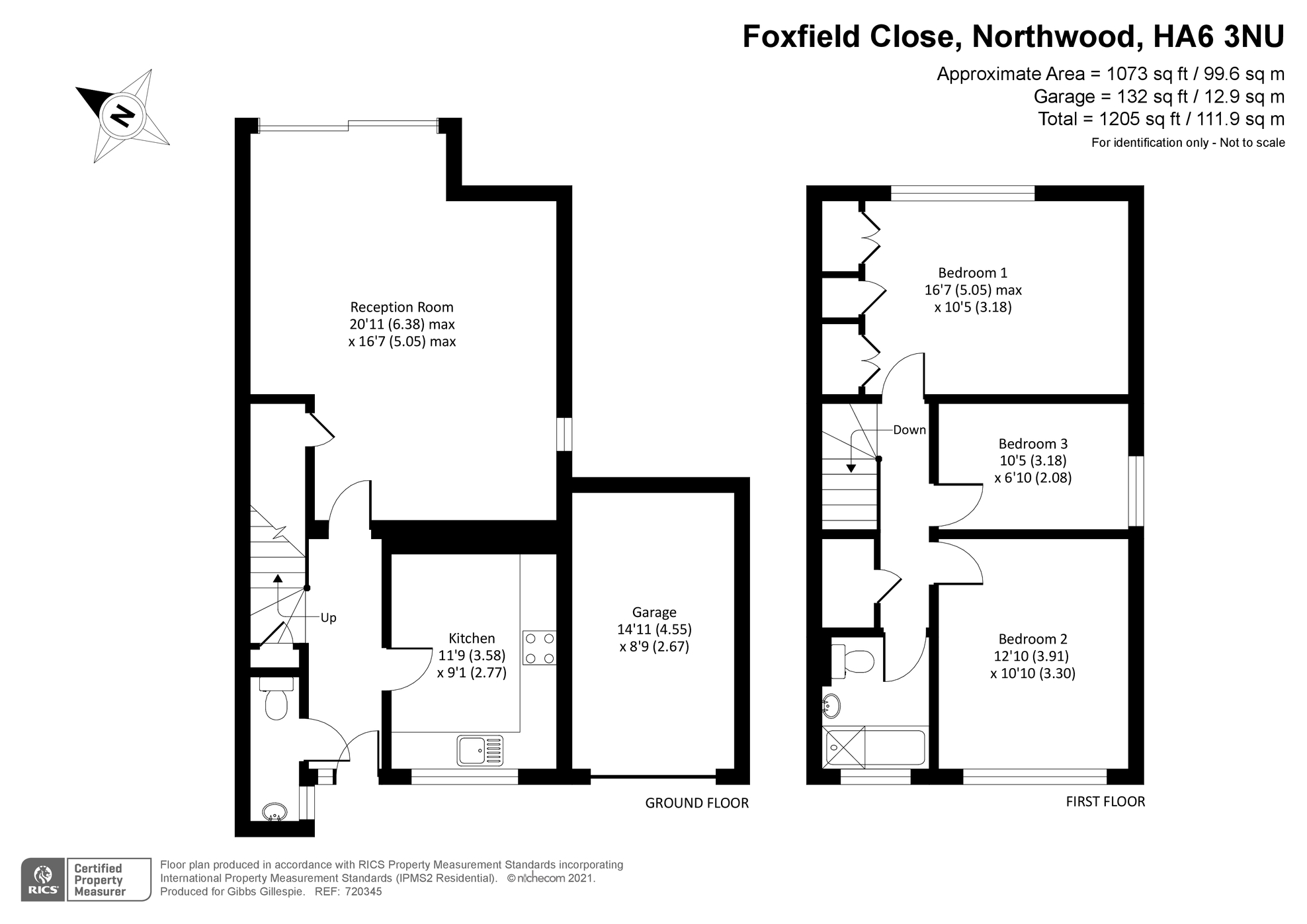 Foxfield Close, Northwood, Middlesex HA6, 3 bedroom semidetached house