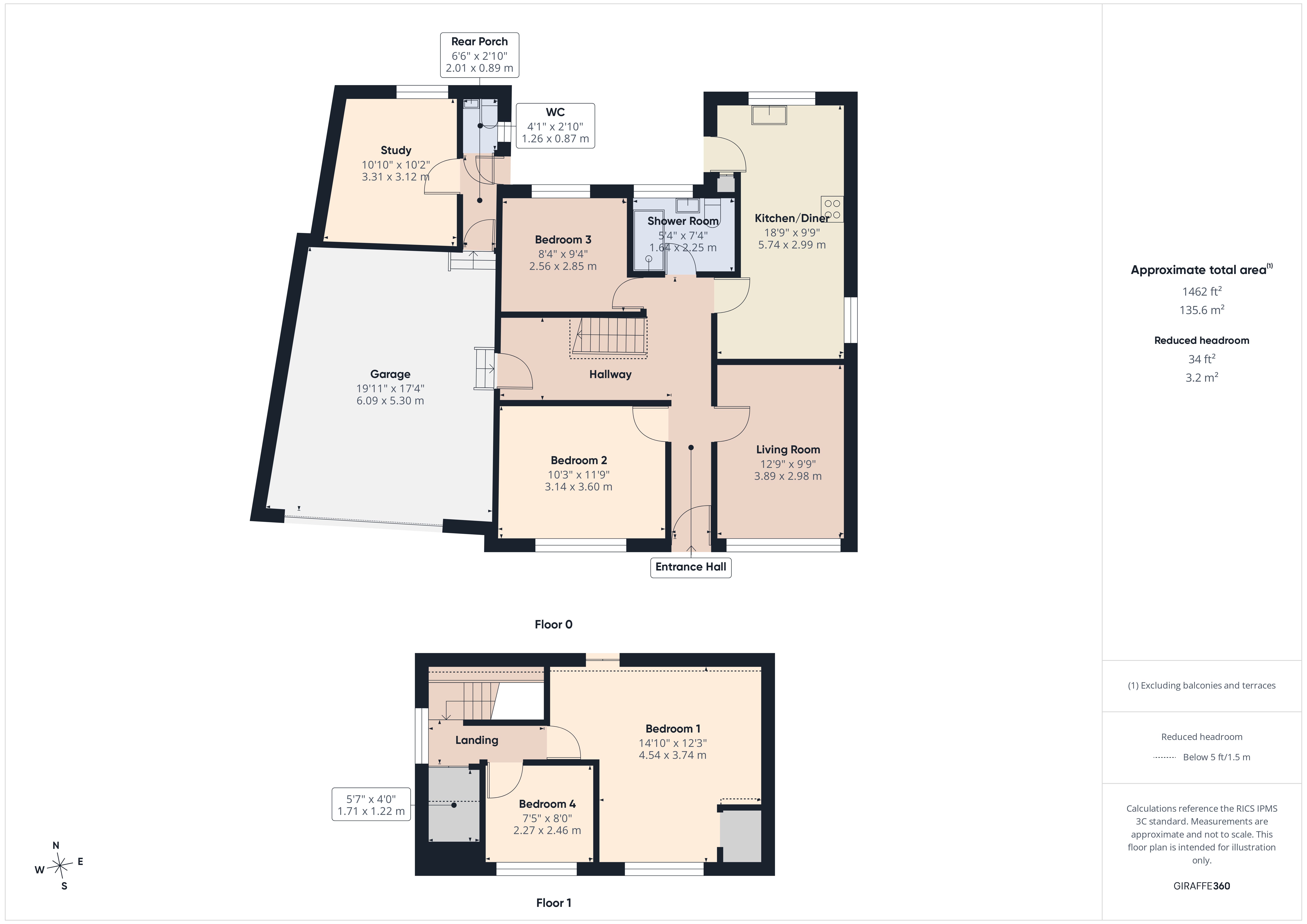 3, The Rowans, Cornwall floorplan