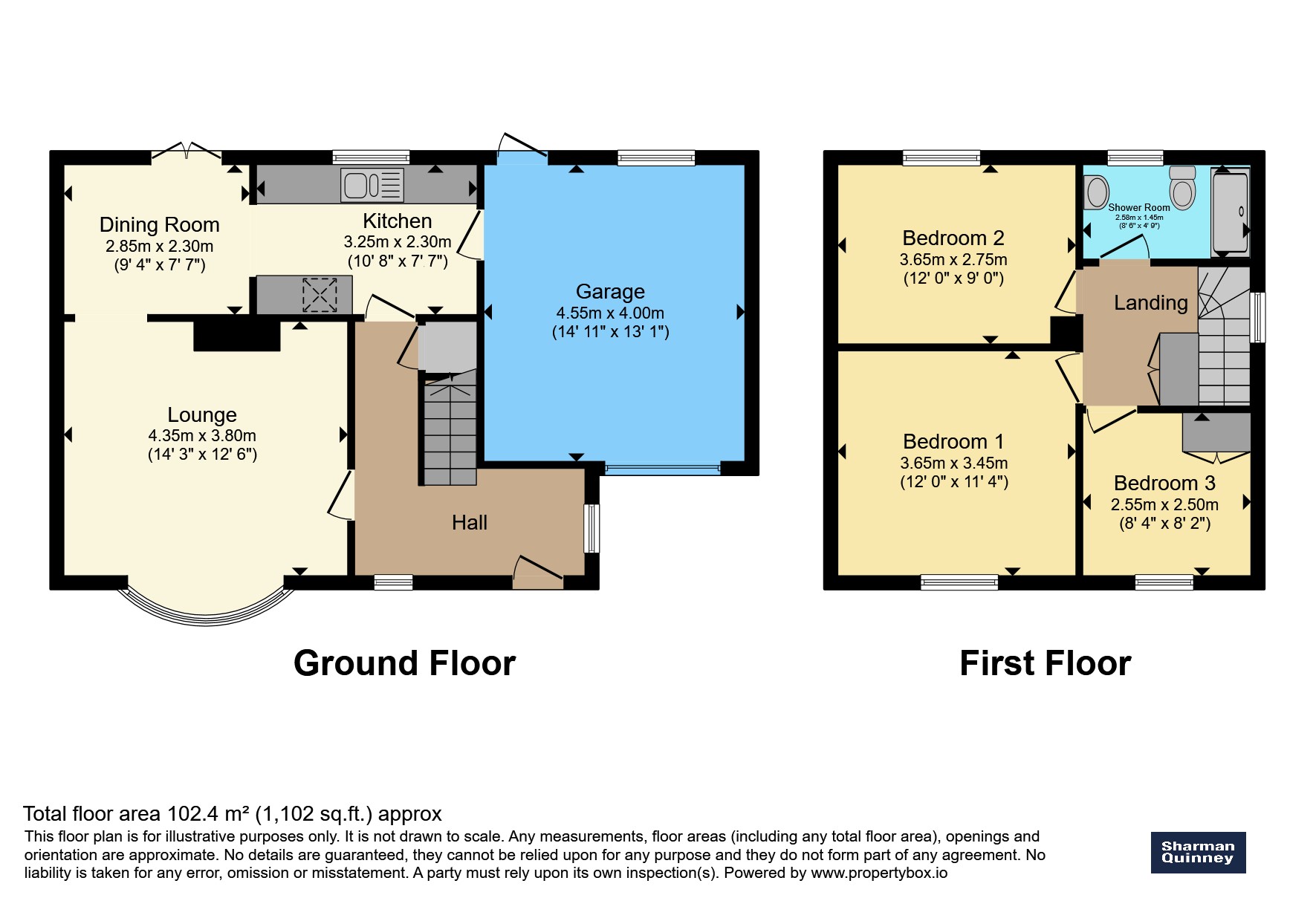 94, Coneygree Road, Peterborough floorplan