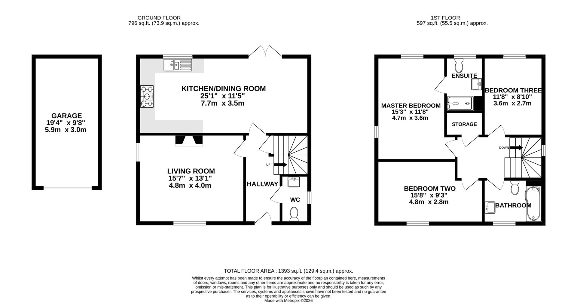33, Oldridge Road, Weymouth floorplan
