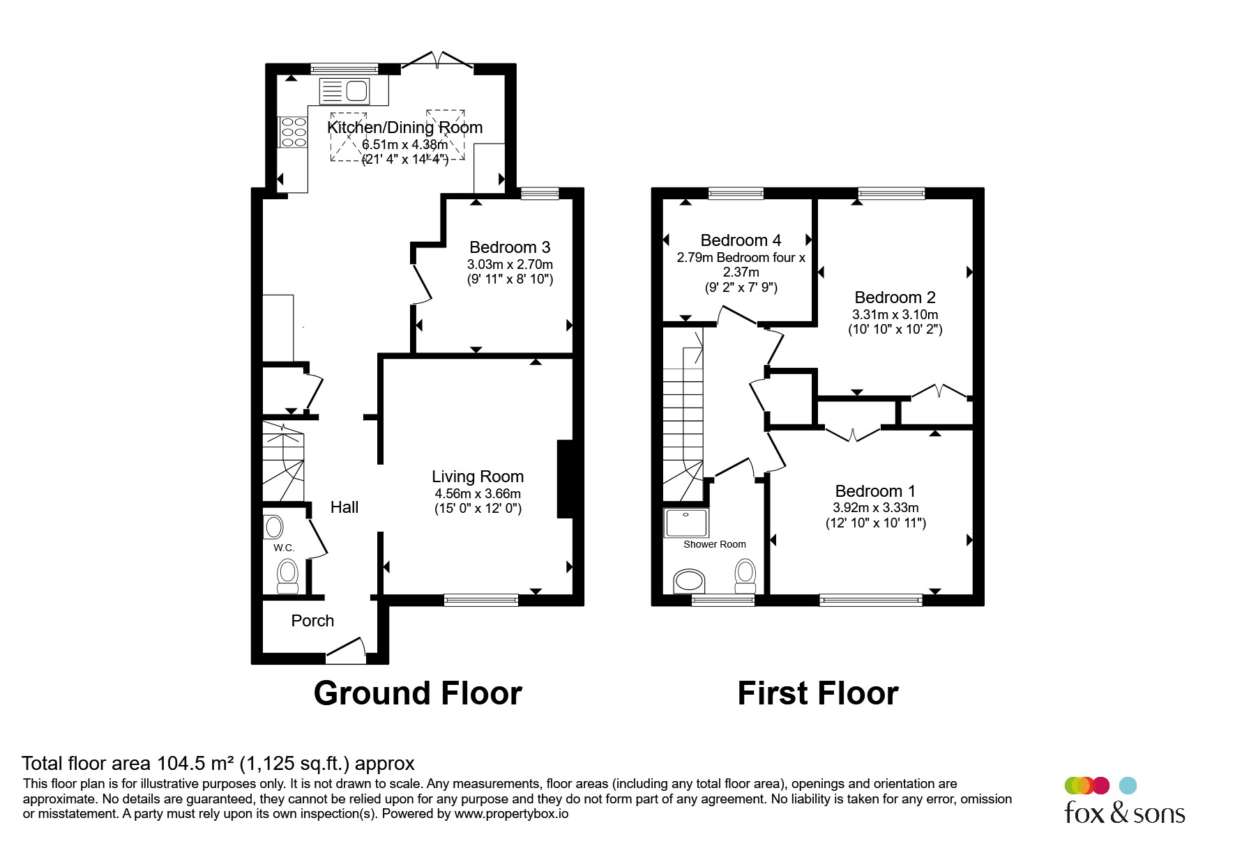 12, Orchard Close, Gosport floorplan