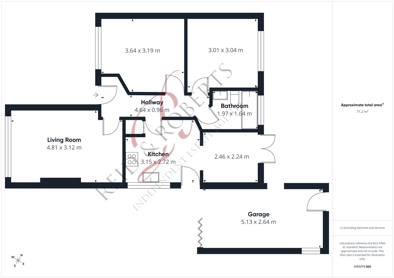 2, Osborne Close, Wrexham floorplan