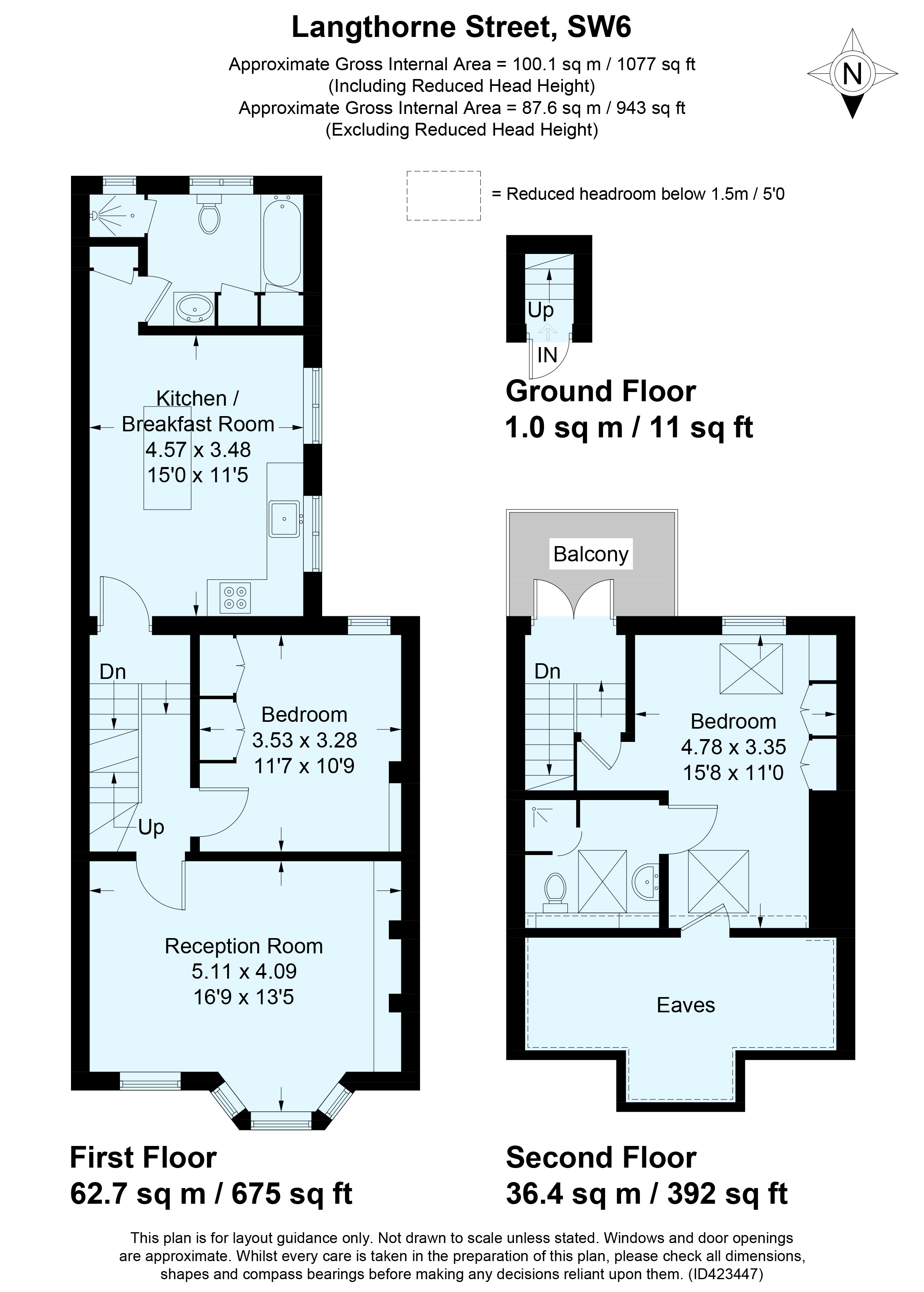 2 Bedrooms Terraced house for sale in Langthorne Street, London SW6
