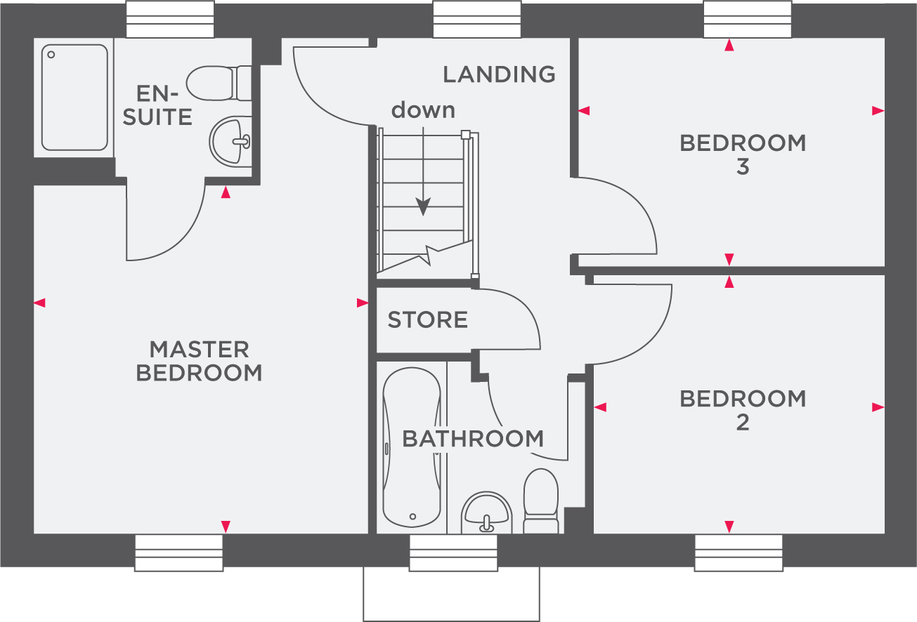"The Brancaster Charter Walk" at Charter Way, Liskeard PL14, 3