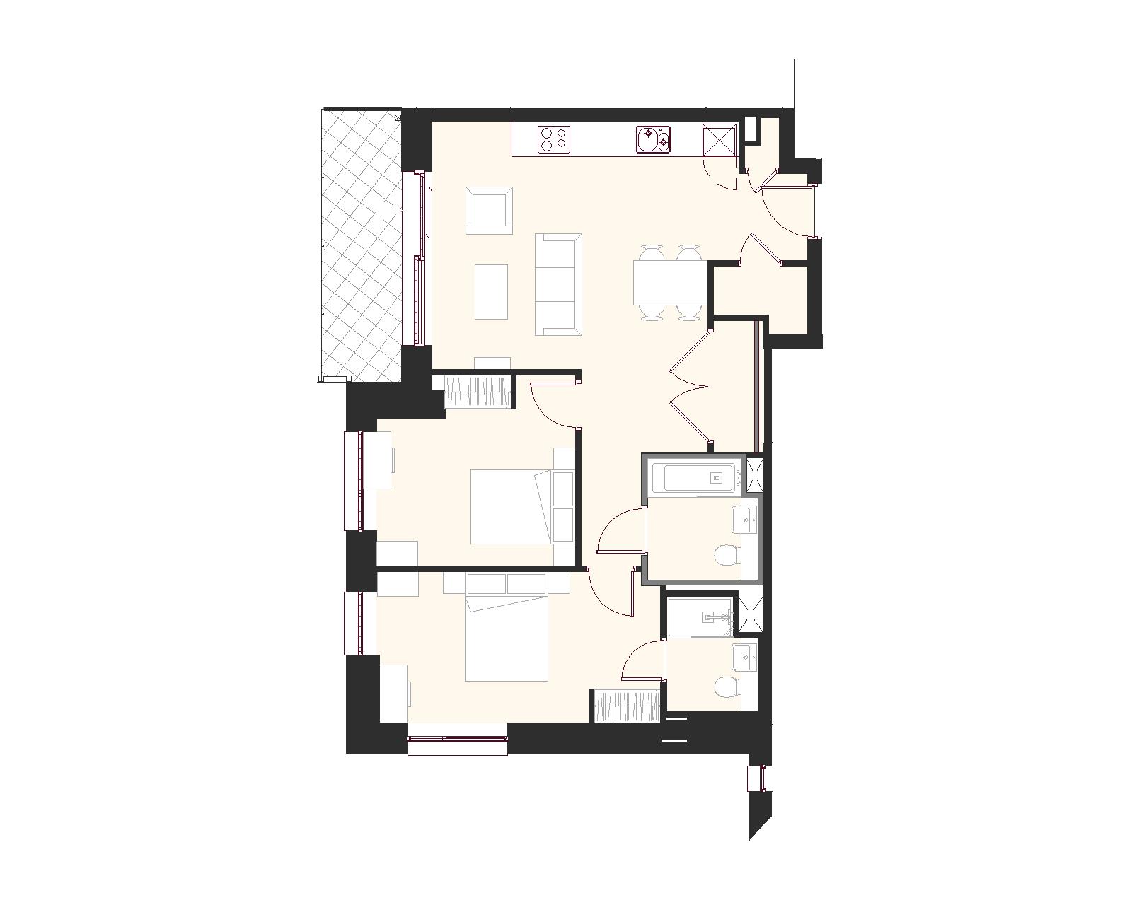 I57, The Blossoms, 27 Cherry Orchard Rd, Croydon, London floorplan