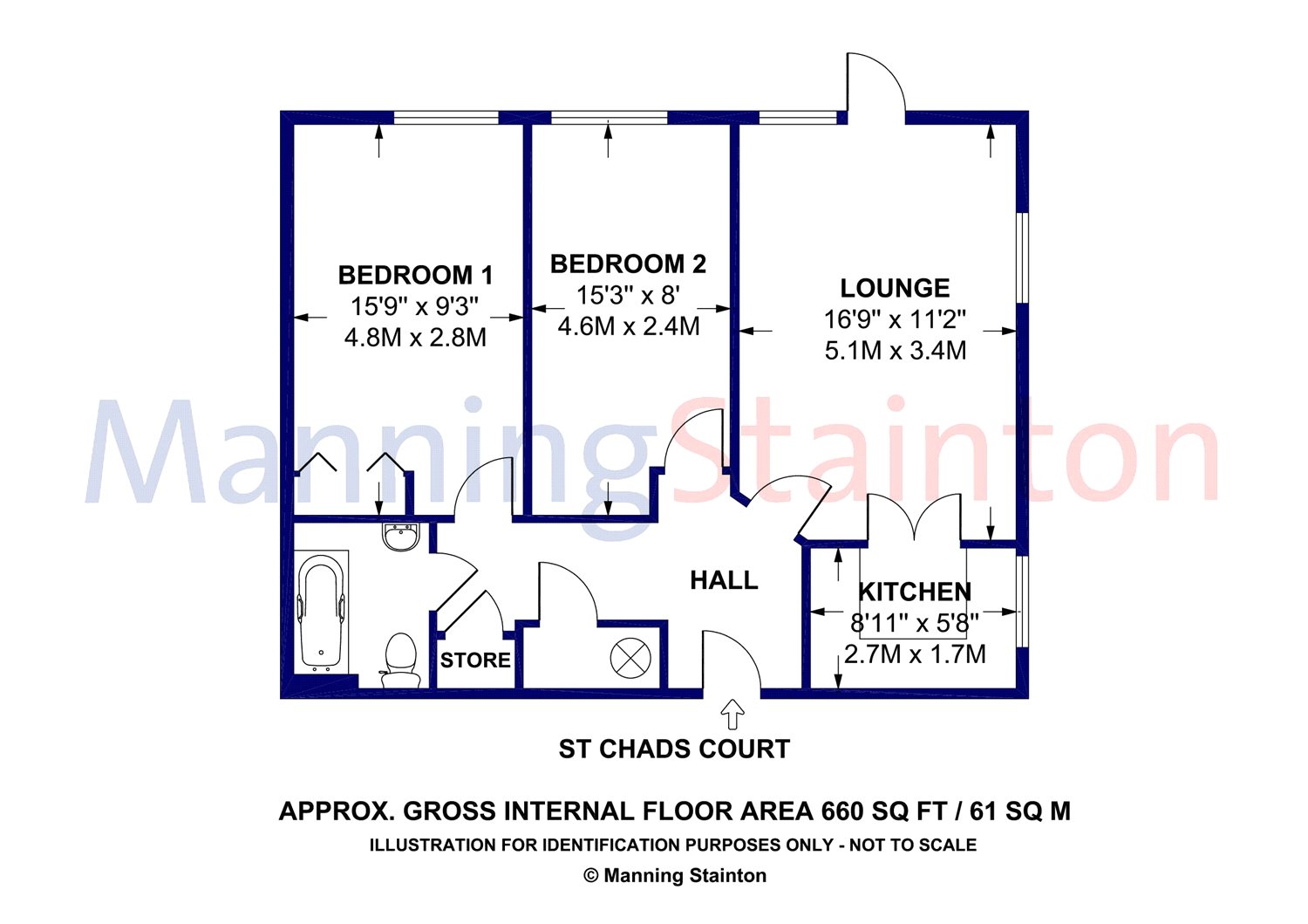 2 Bedrooms  for sale in St. Chads Court, St. Chads Road, Leeds LS16