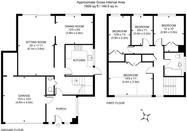 4 Bedrooms Detached house for sale in Evelyn Close, Hook Heath, Woking GU22